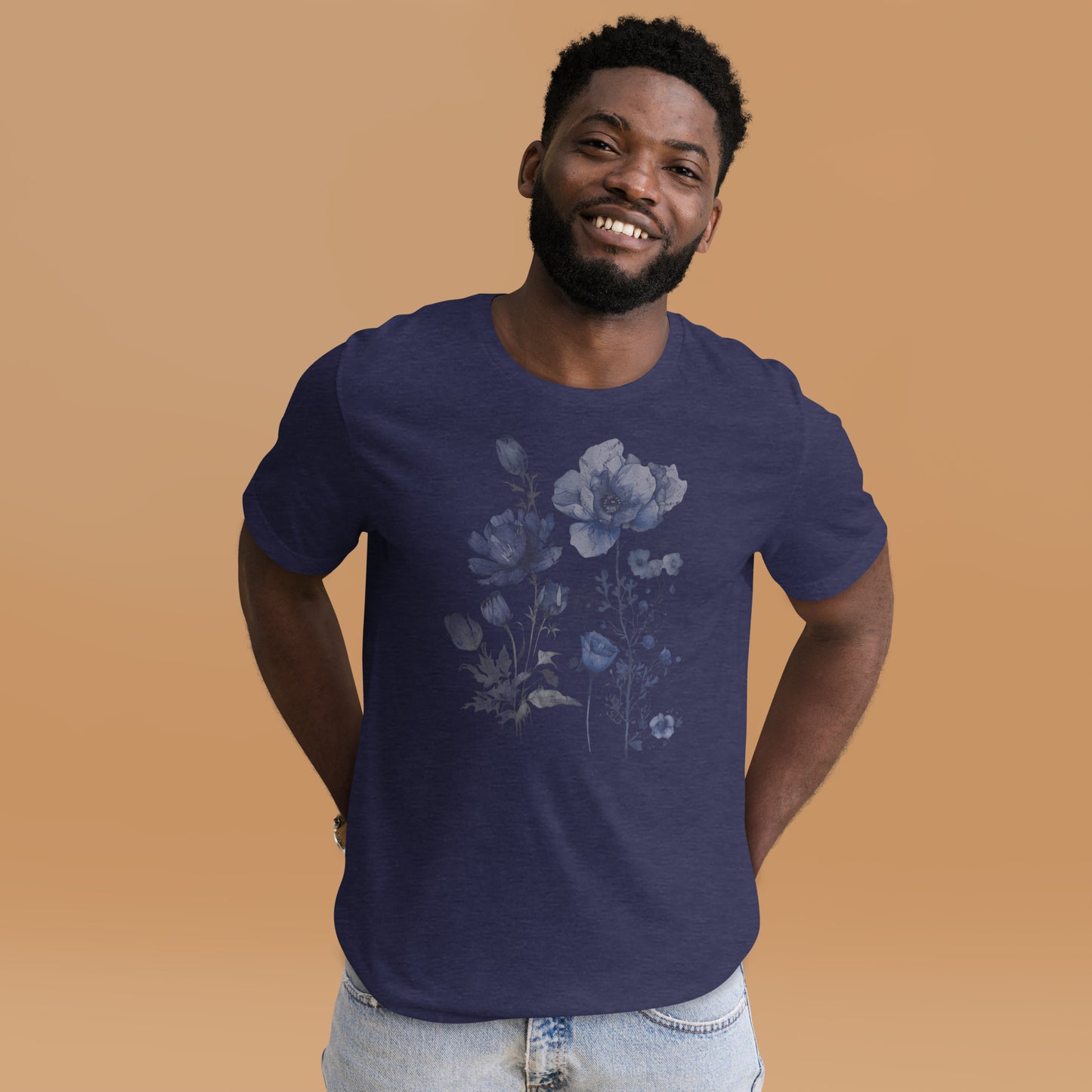 Indigo Bouquet Unisex T-Shirt