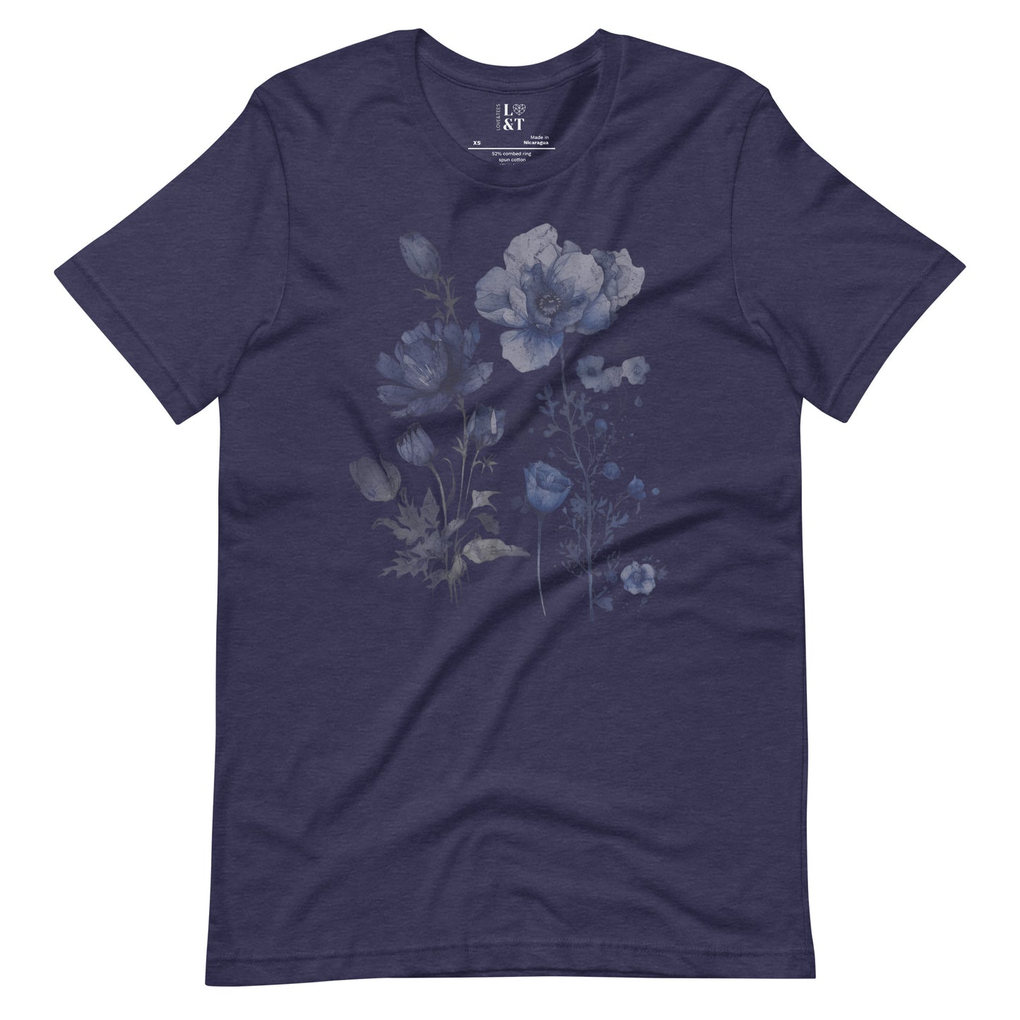 Indigo Bouquet Unisex T-Shirt