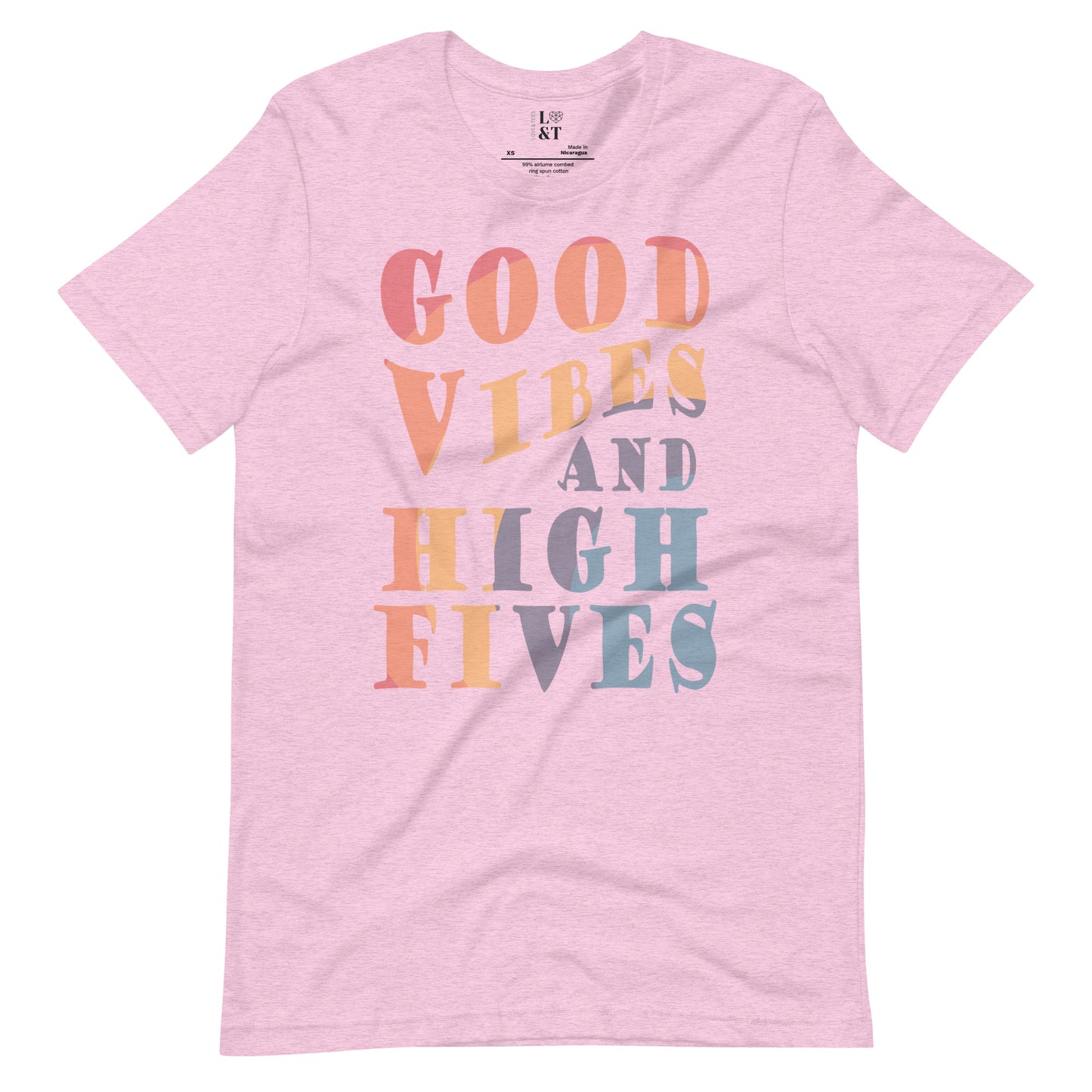 Good Vibes And High Fives Unisex T-Shirt