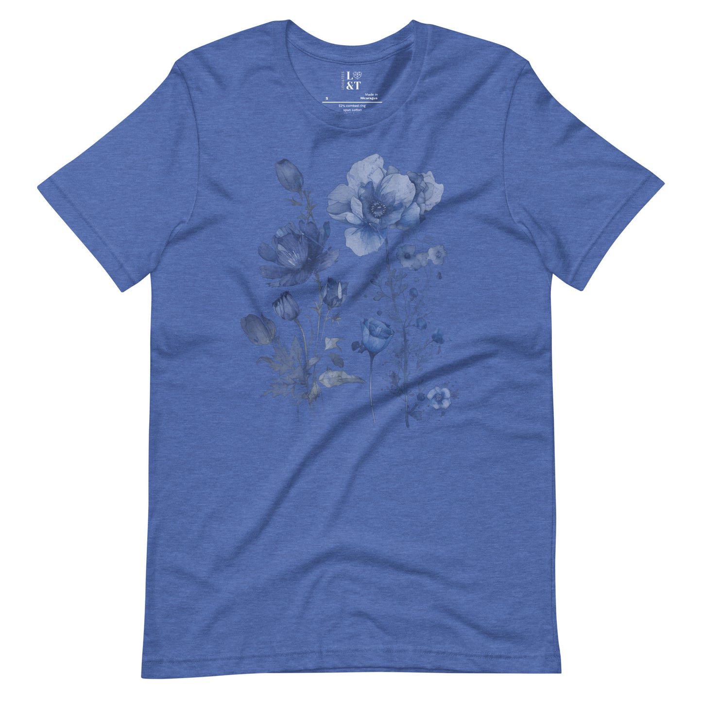 Indigo Bouquet Unisex T-Shirt