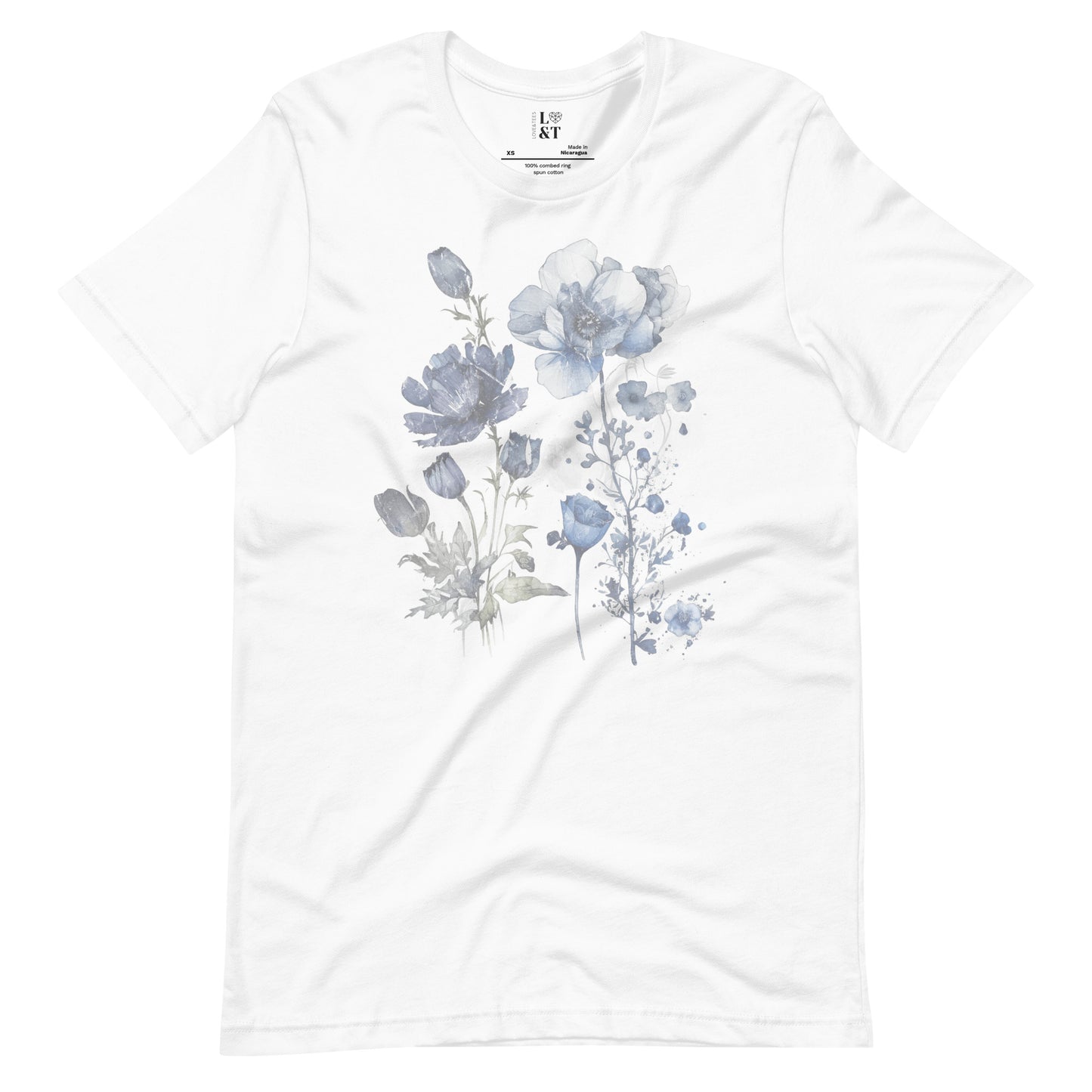 Indigo Bouquet Unisex T-Shirt