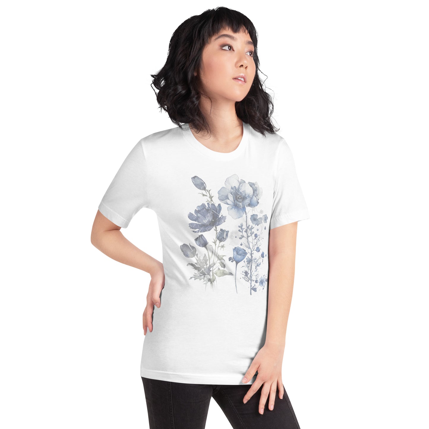 Indigo Bouquet Unisex T-Shirt