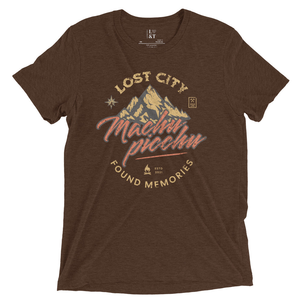 Machu Picchu Short Sleeve Triblend T-Shirt