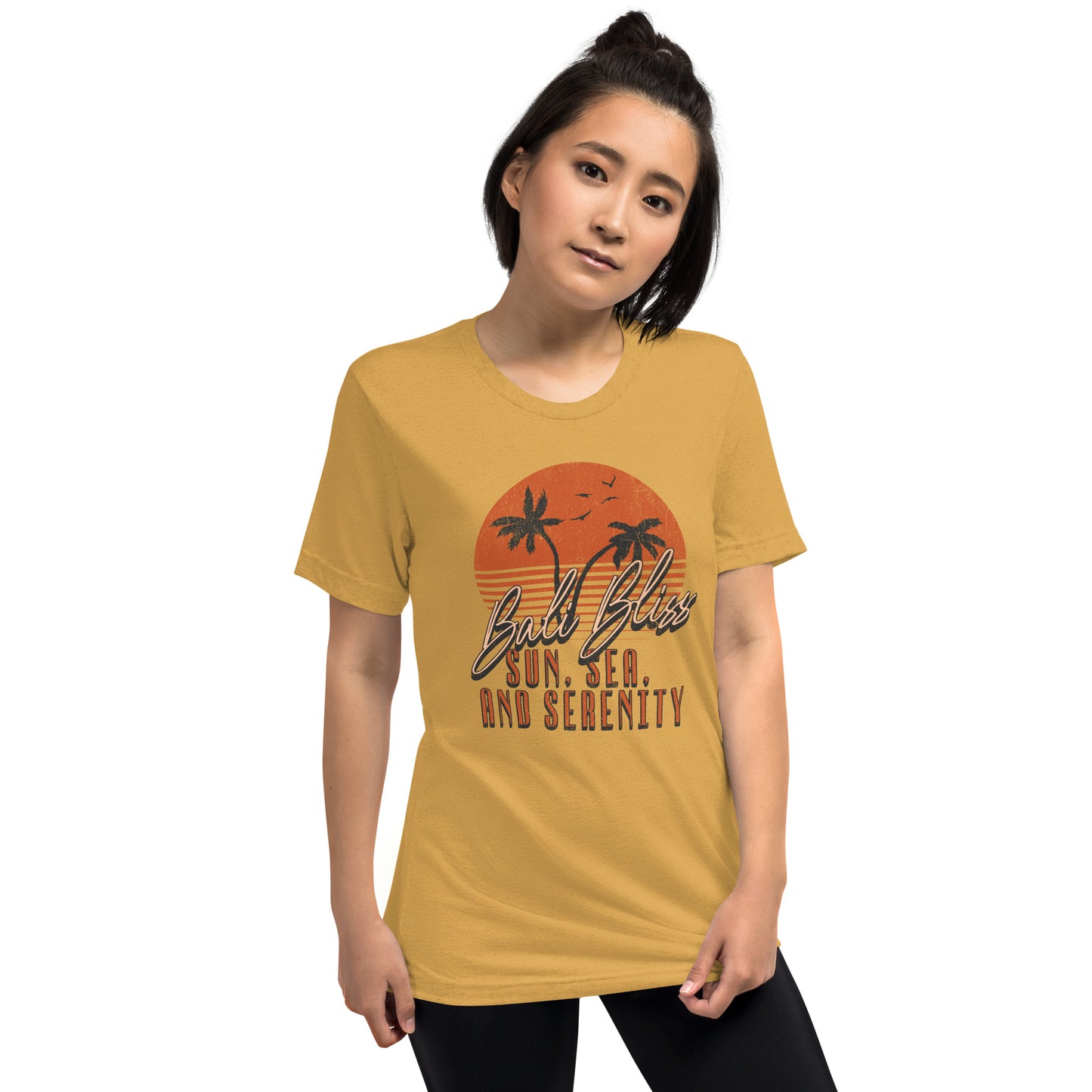 Soft-Round-Neck-Unisex-T-Shirt, The tri-blend fabric creates a vintage, fitted look. And extreme durability makes this t-shirt withstand repeated washings and still remain super comfortable.