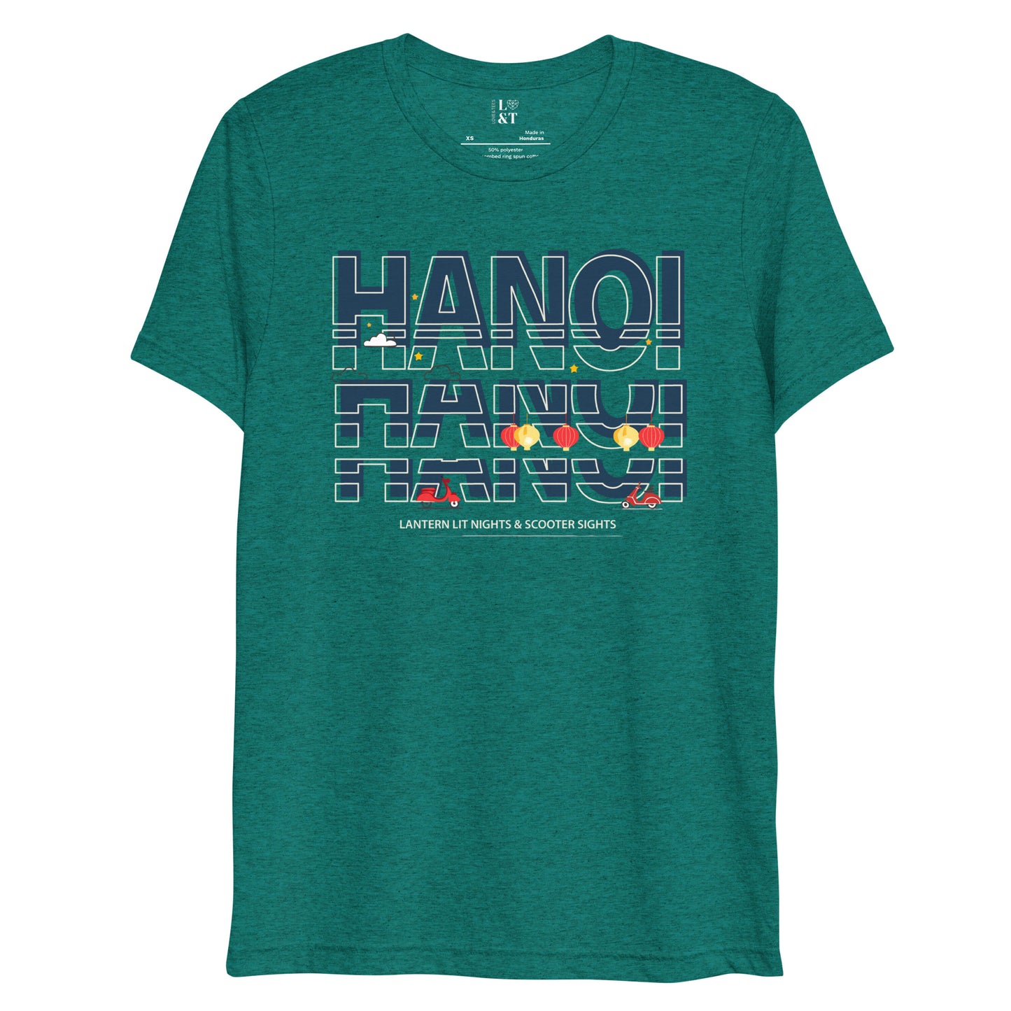 Hanoi Unisex triblend t-shirt