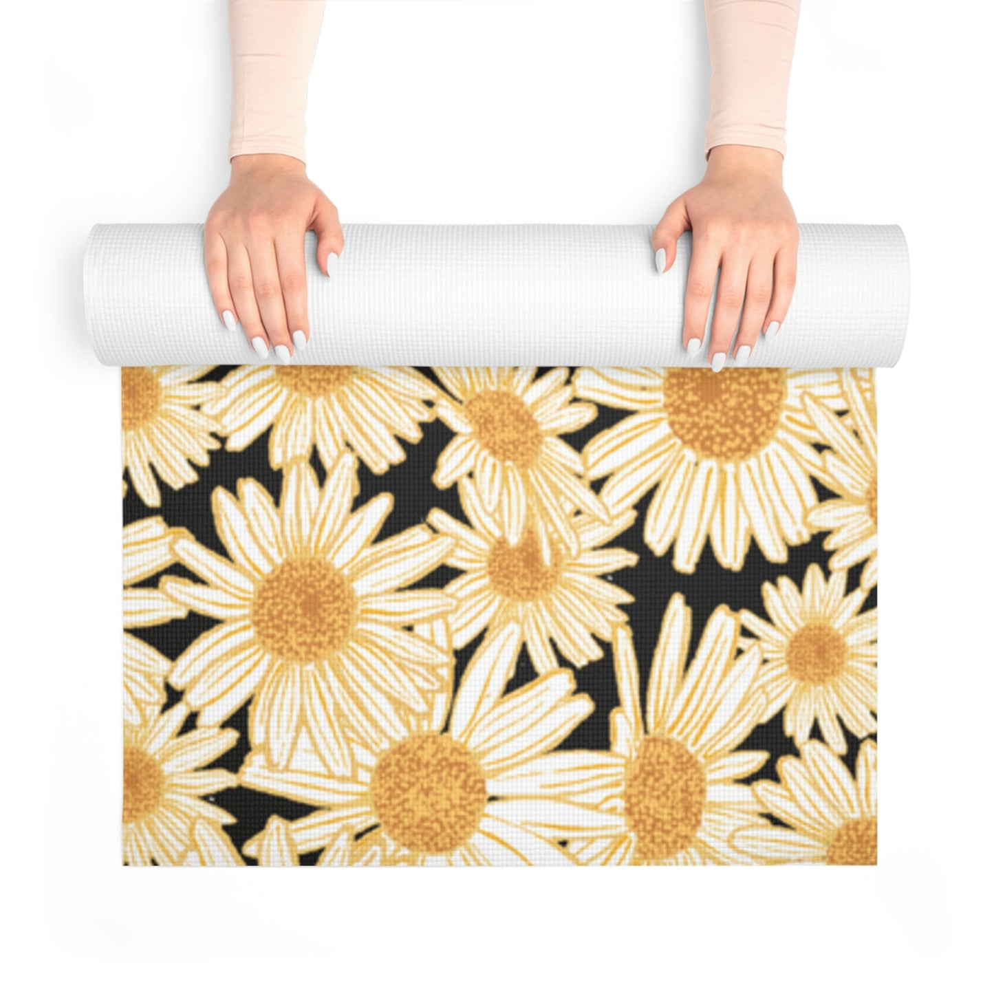 Daisy Printed Foam Yoga Mat