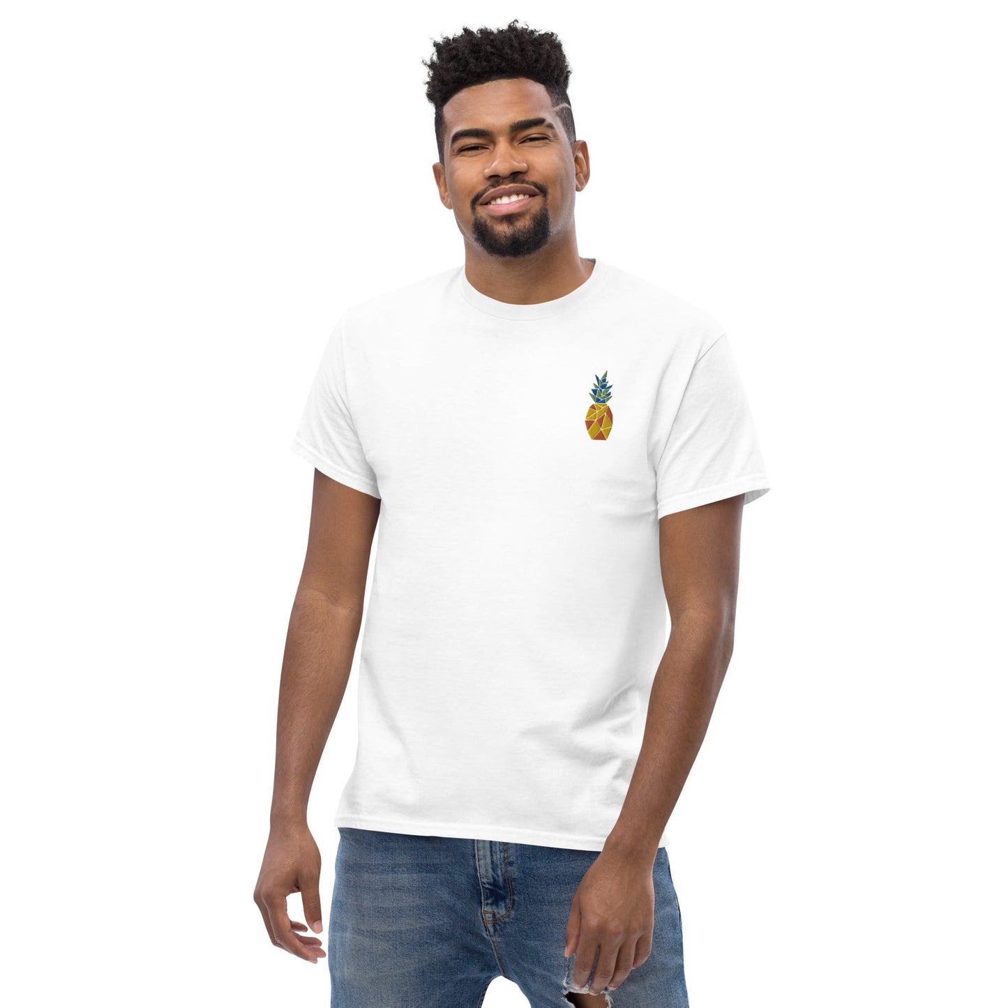 Embroidered Pineapple Classic Tee - Love&Tees
