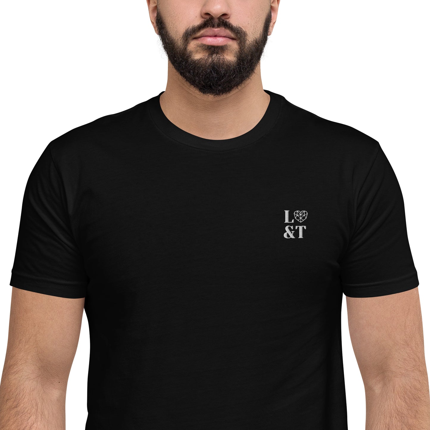 L&T Embroidered Short Sleeve T-Shirt