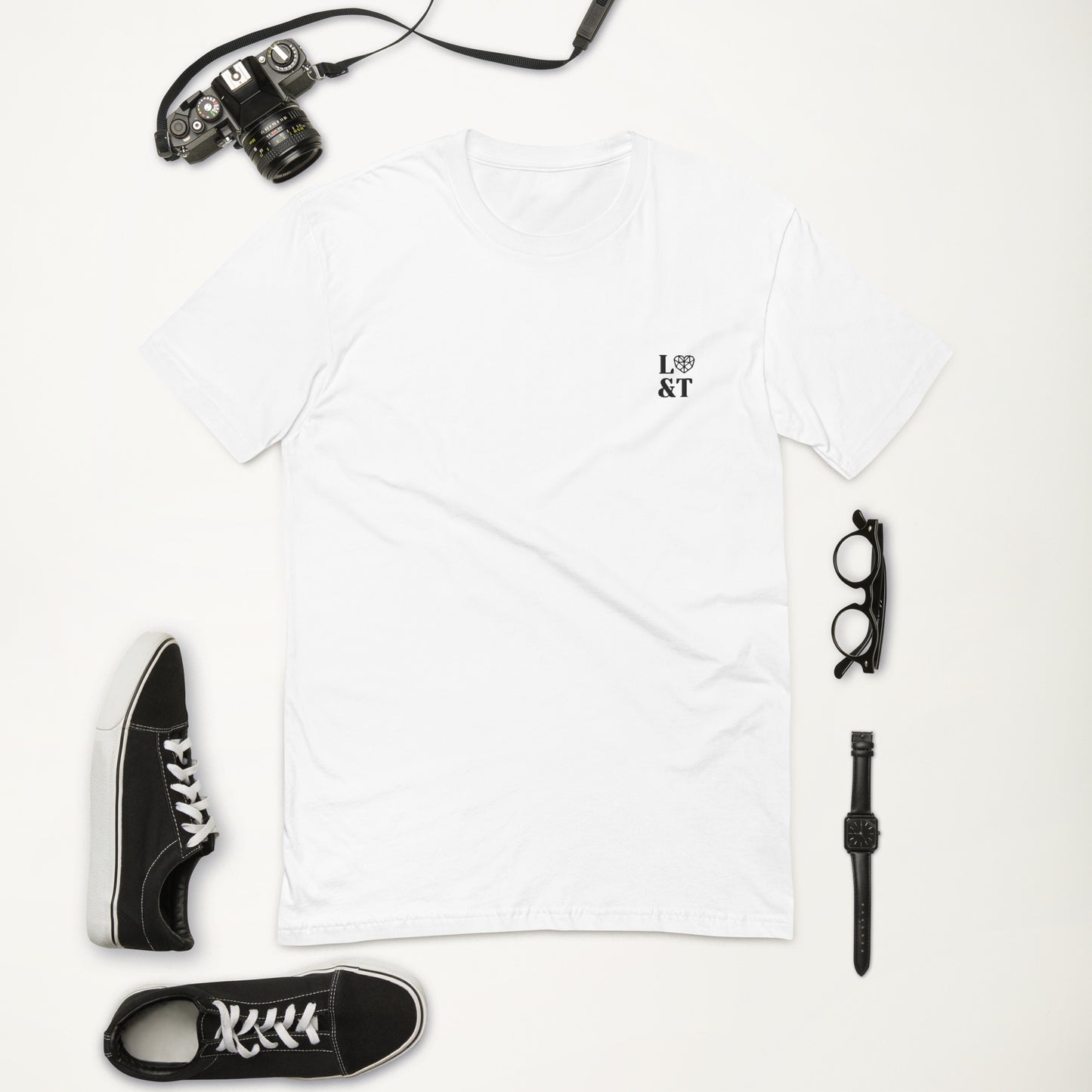 L&T Embroidered Short Sleeve T-Shirt