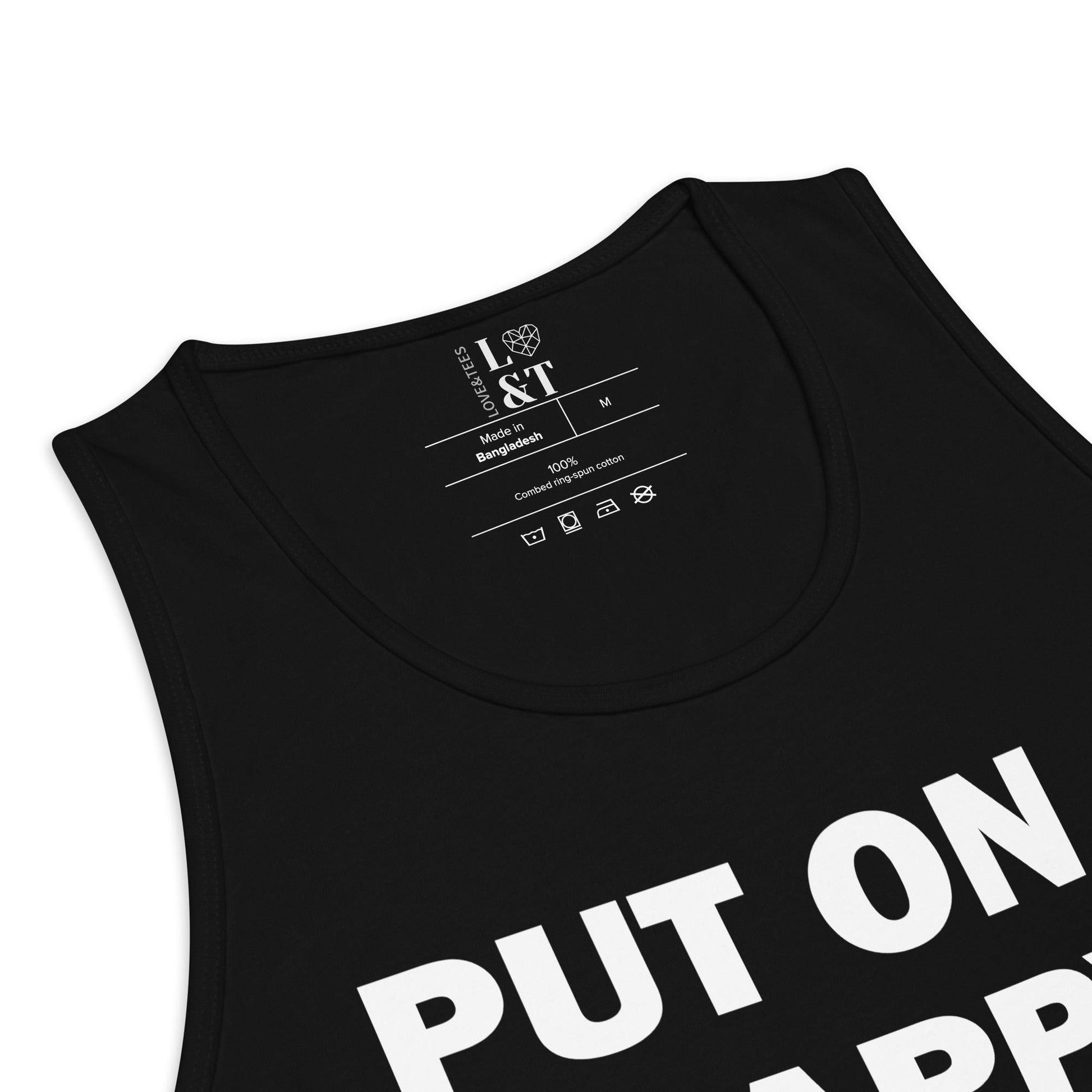 Put On A Happy Face Premium Tank Top - Love&Tees
