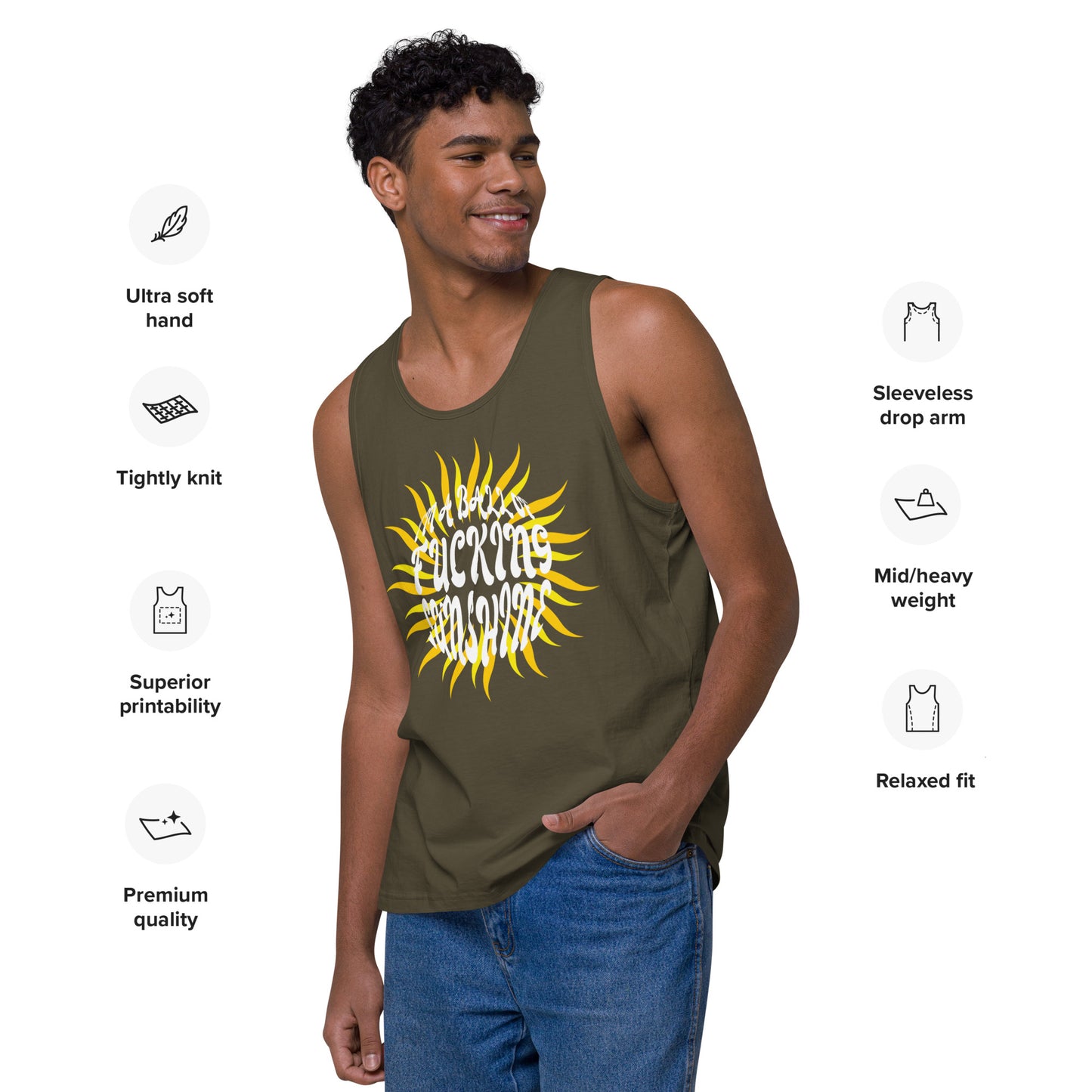 Ray Of Sunshine Premium Tank Top