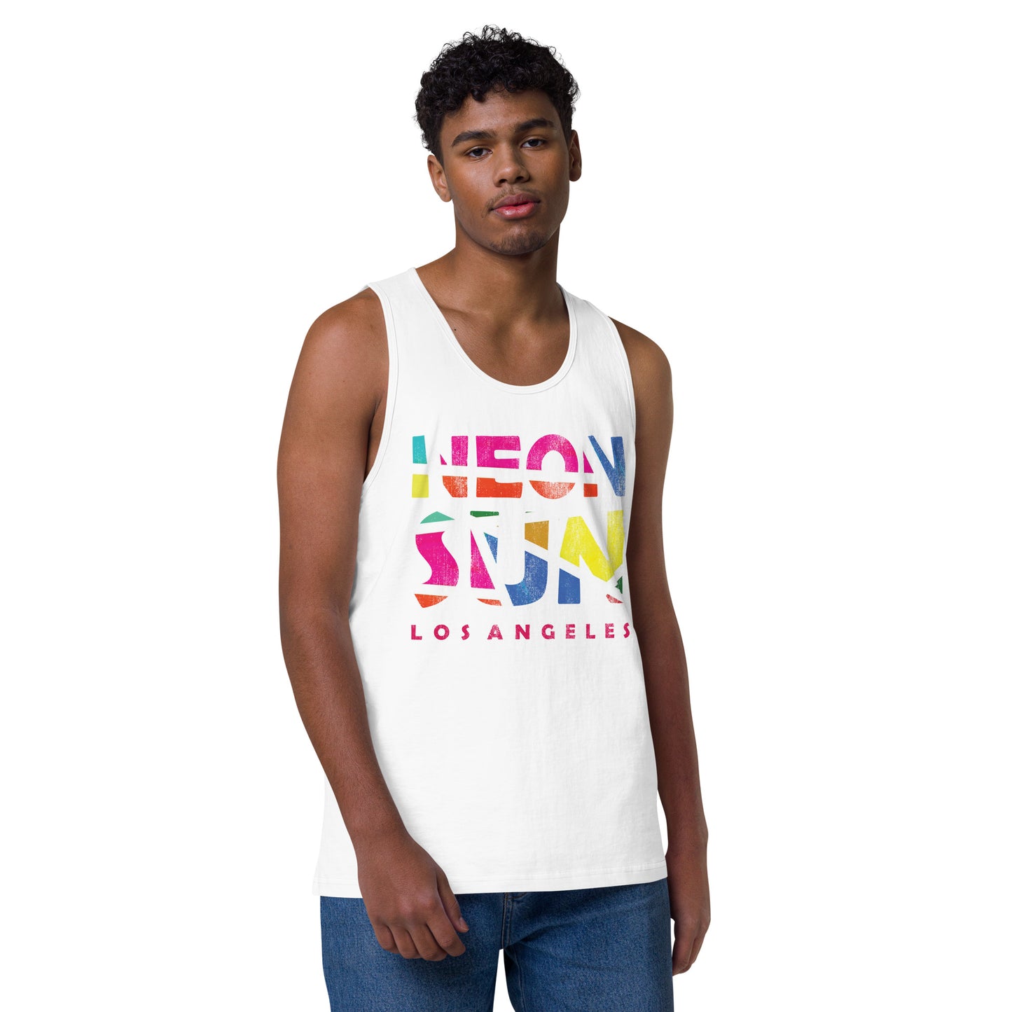 Neon Sun Premium Tank Top