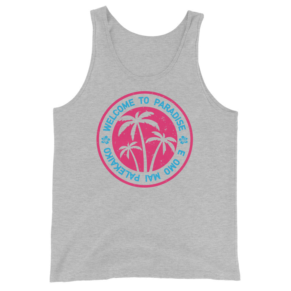 Welcome To Paradise Unisex Tank Top - Love&Tees