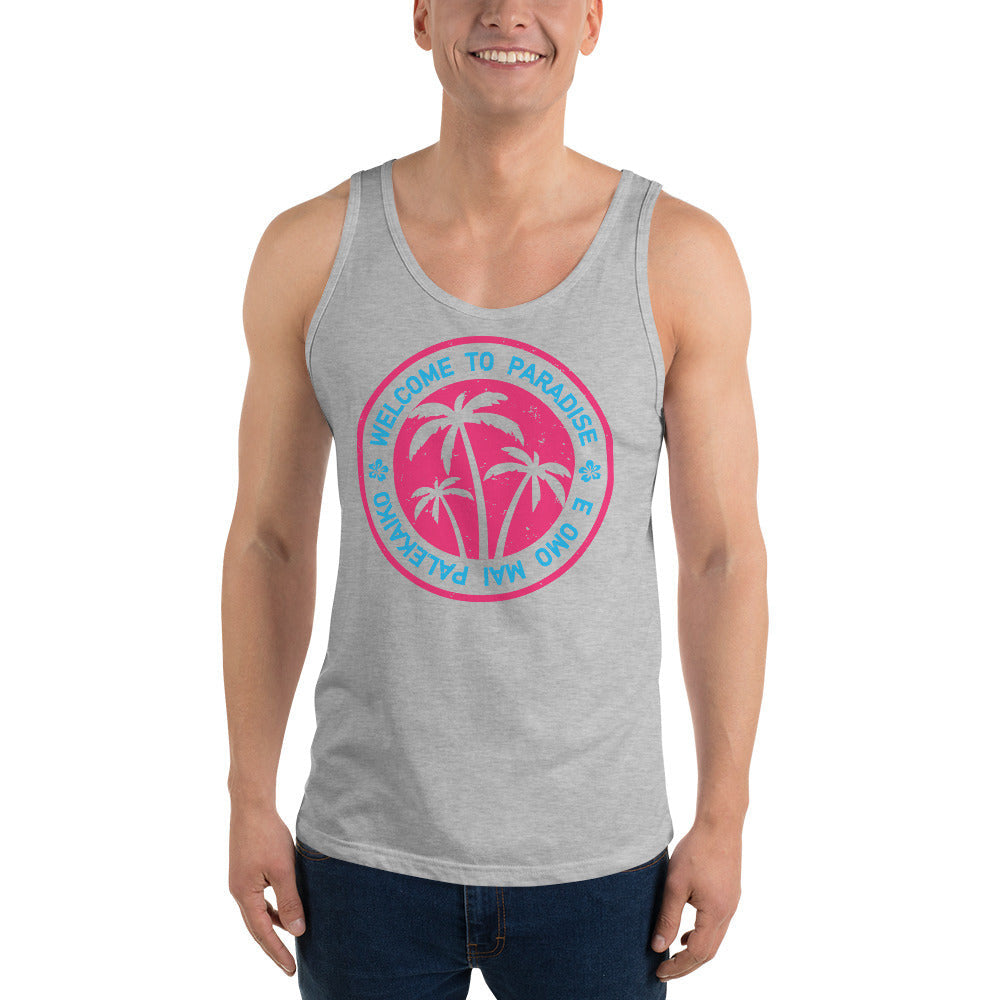 Welcome To Paradise Unisex Tank Top - Love&Tees