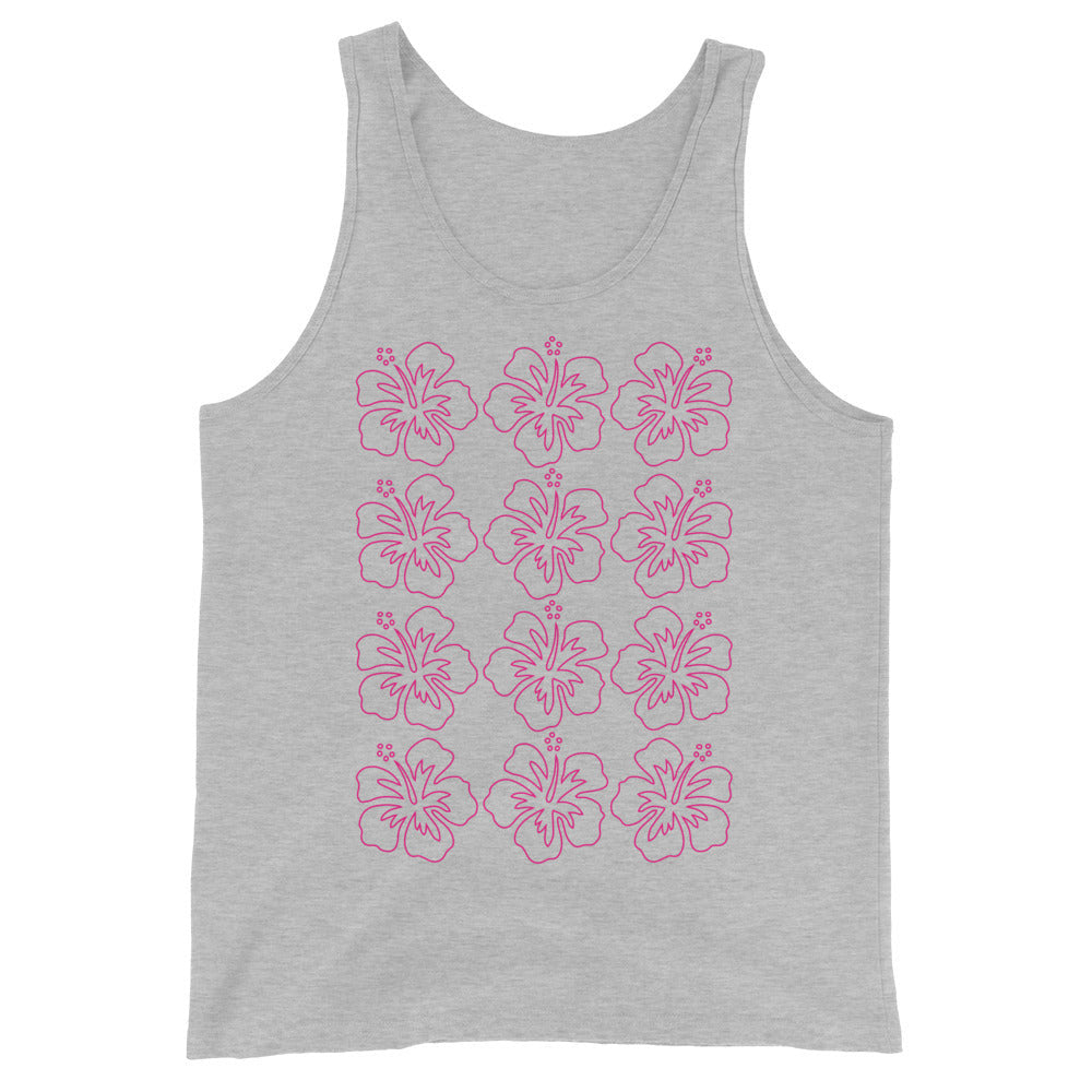 Hibiscus Unisex Tank Top - Love&Tees