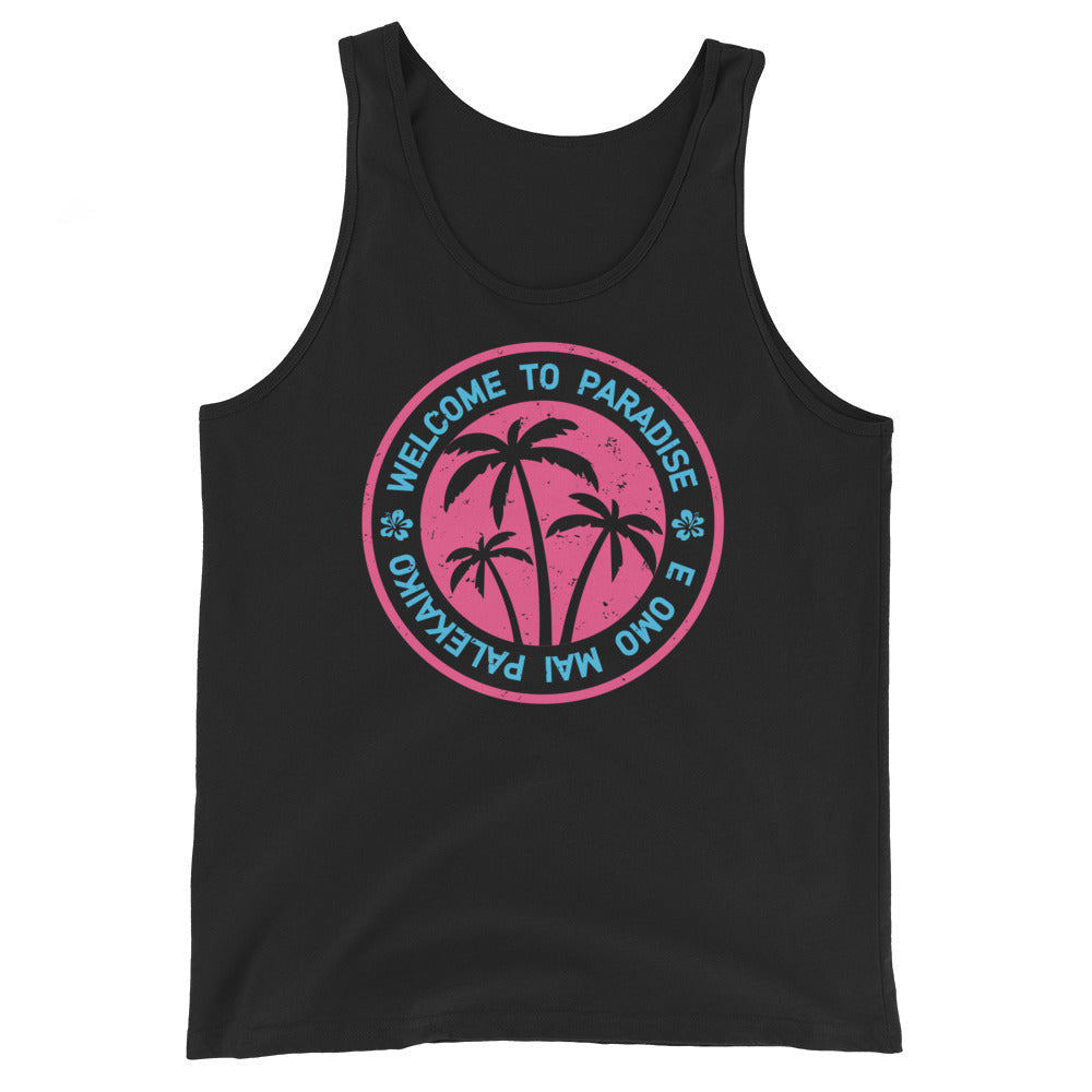 Welcome To Paradise Unisex Tank Top - Love&Tees