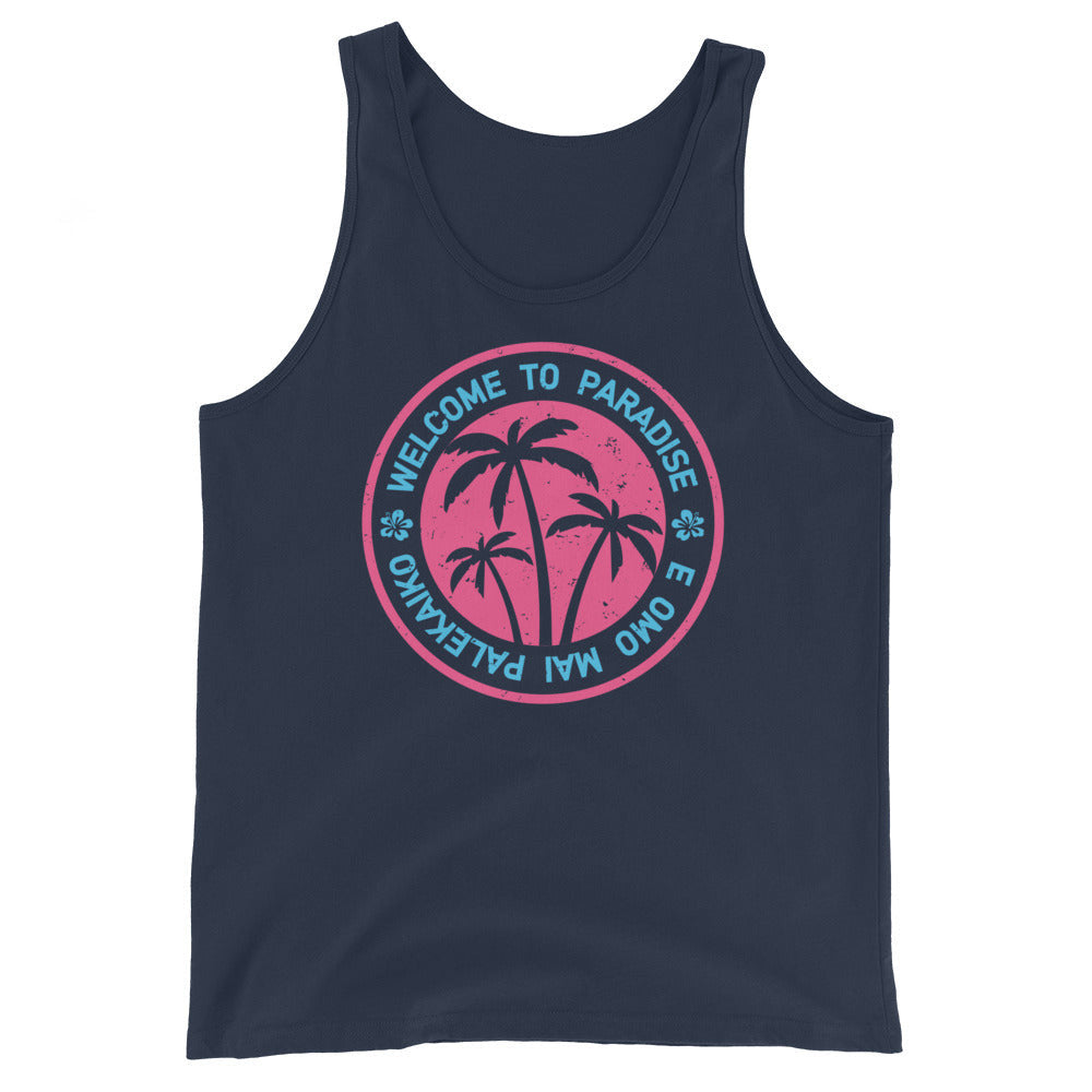 Welcome To Paradise Unisex Tank Top - Love&Tees