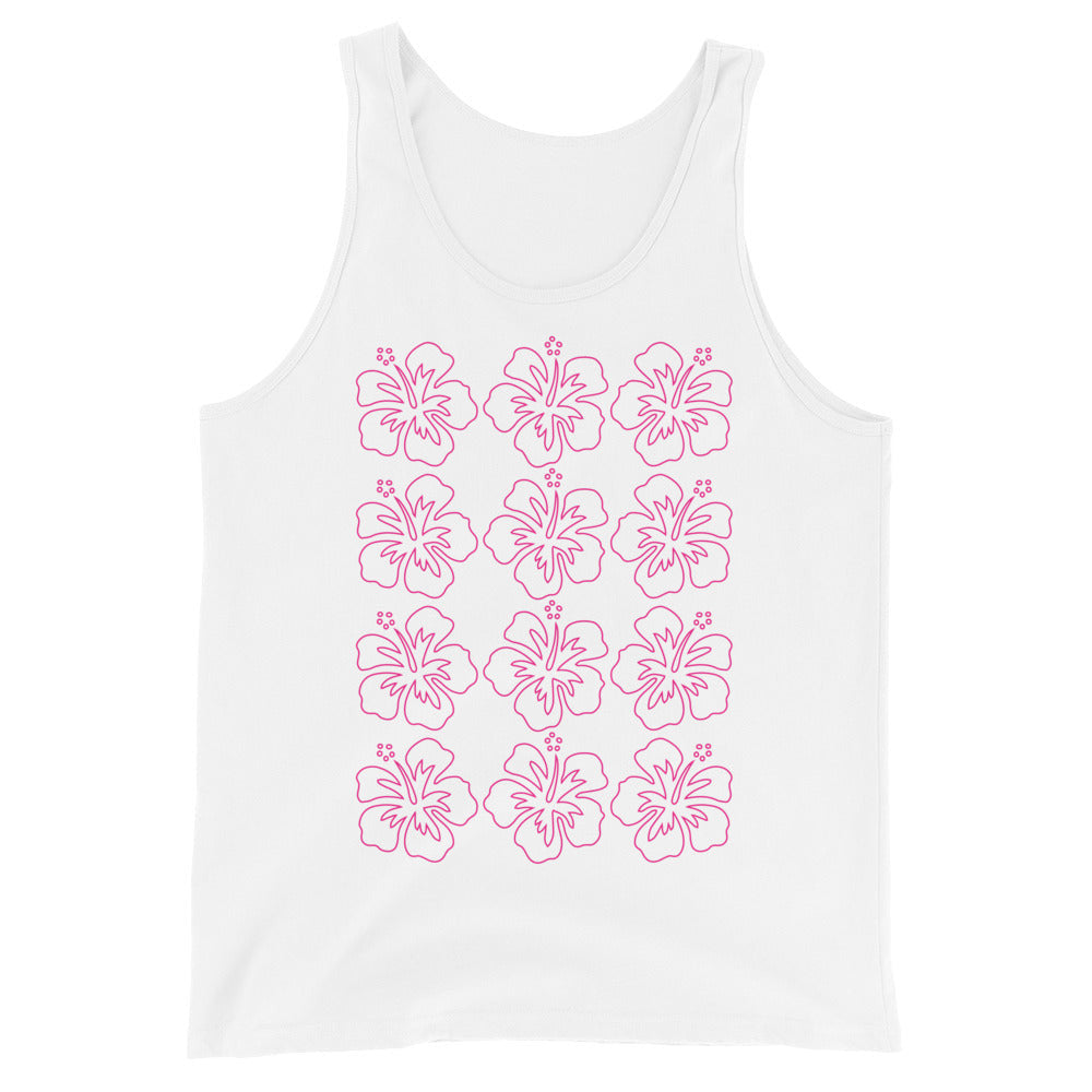 Hibiscus Unisex Tank Top - Love&Tees