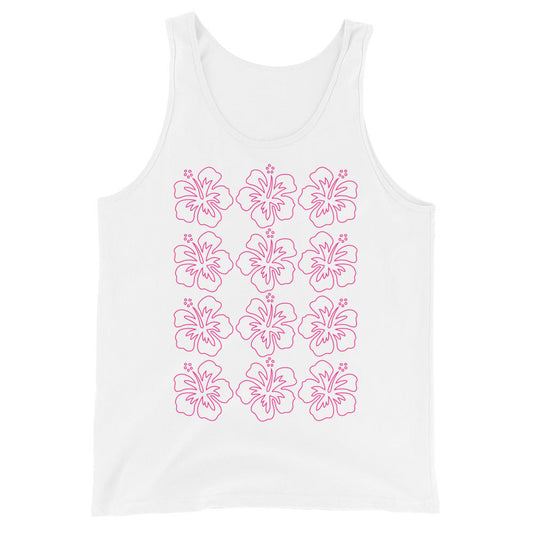 Hibiscus Unisex Tank Top - Love&Tees