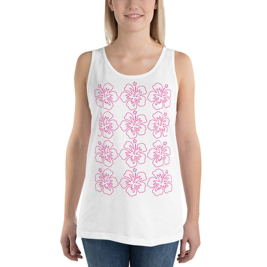 Hibiscus Unisex Tank Top - Love&Tees