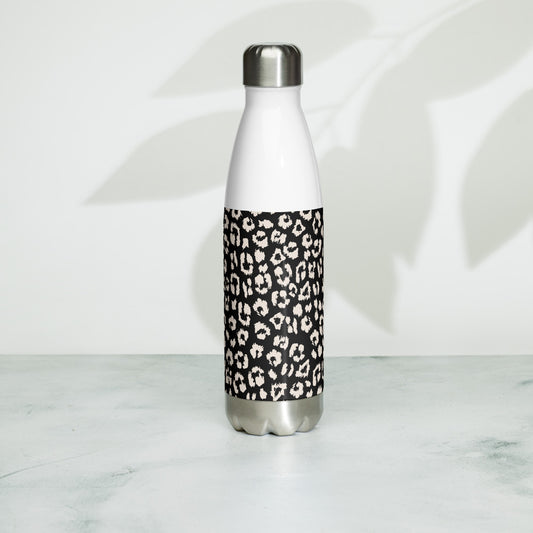 Leopard Printed Stainless Steel Water Bottle