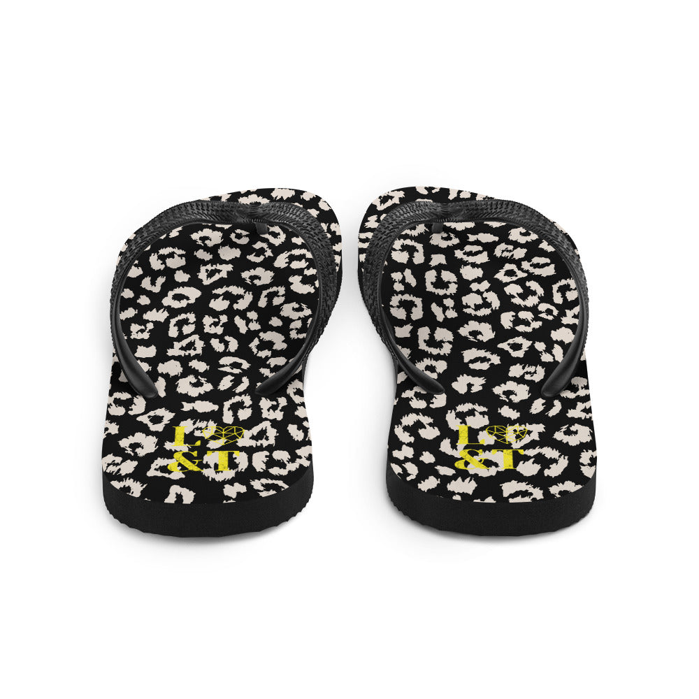 Leopard Flip-Flops