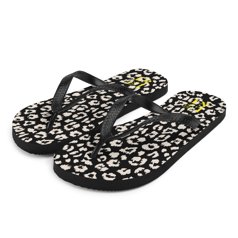 Leopard Flip-Flops