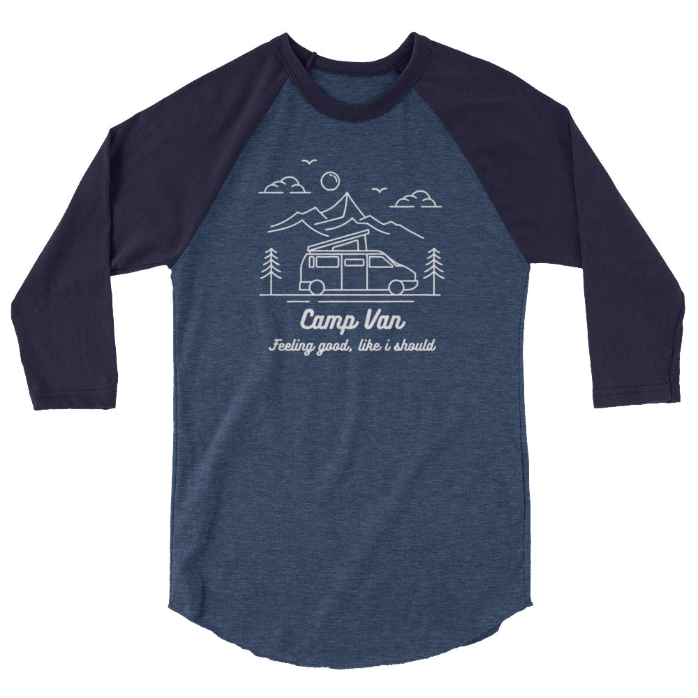 Camp Van 3/4 Sleeve Raglan Shirt