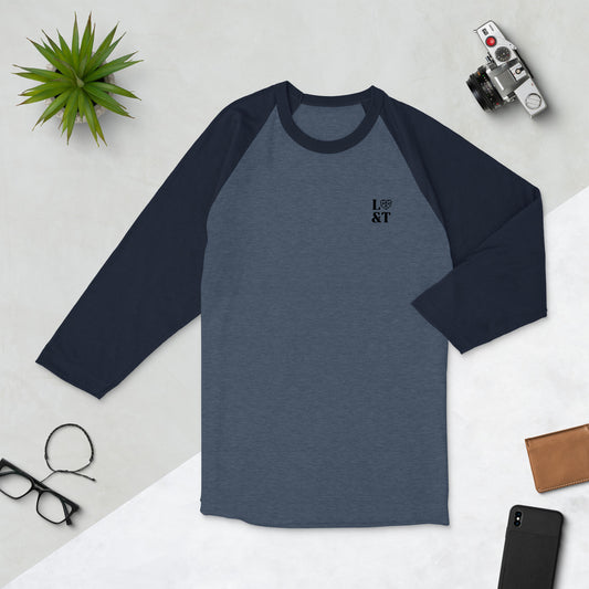 L&T Embroidered 3/4 Sleeve Raglan Shirt