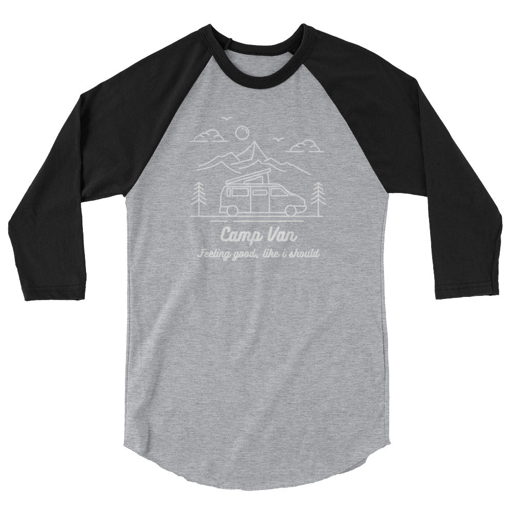 Camp Van 3/4 Sleeve Raglan Shirt