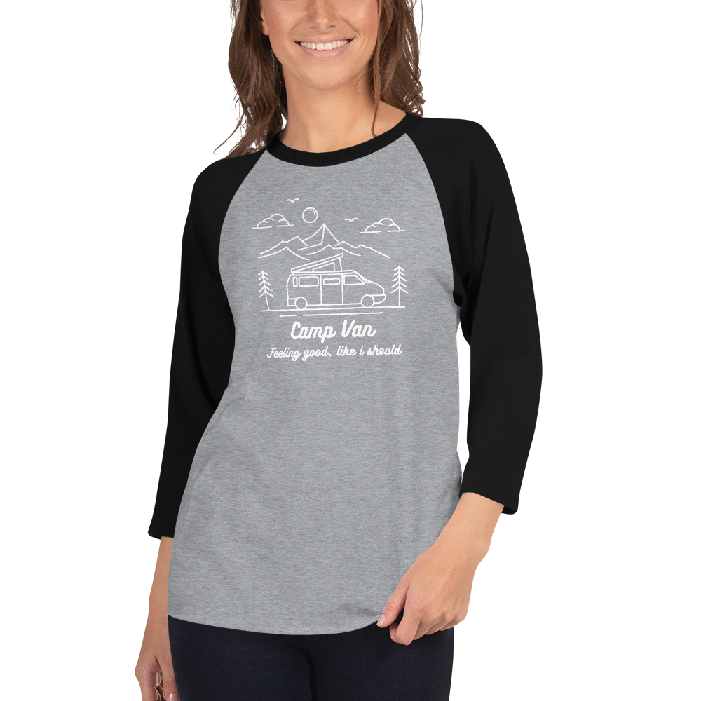 Camp Van 3/4 Sleeve Raglan Shirt