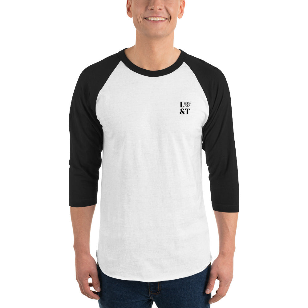 L&T Embroidered 3/4 Sleeve Raglan Shirt