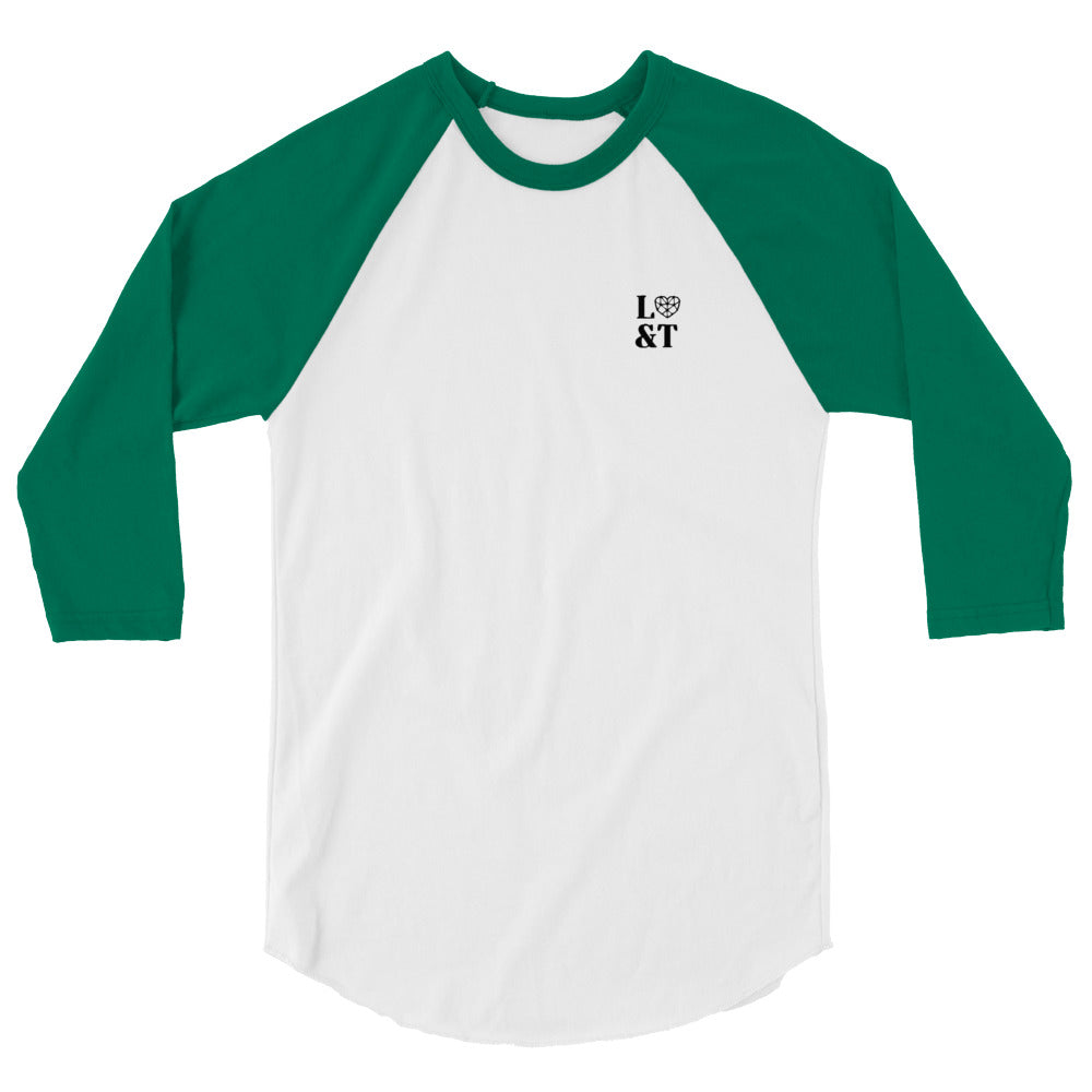 L&T Embroidered 3/4 Sleeve Raglan Shirt