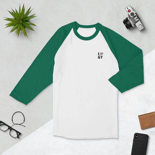 L&T Embroidered 3/4 Sleeve Raglan Shirt
