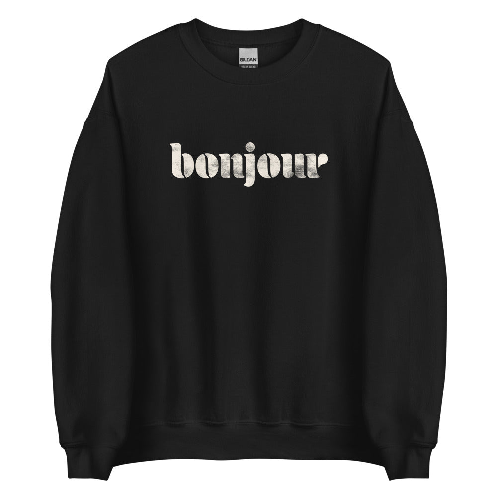 Bonjour Unisex Sweatshirt