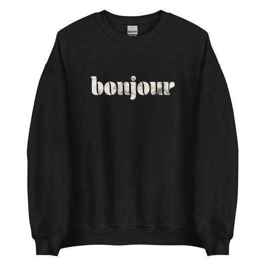 Bonjour Unisex Sweatshirt