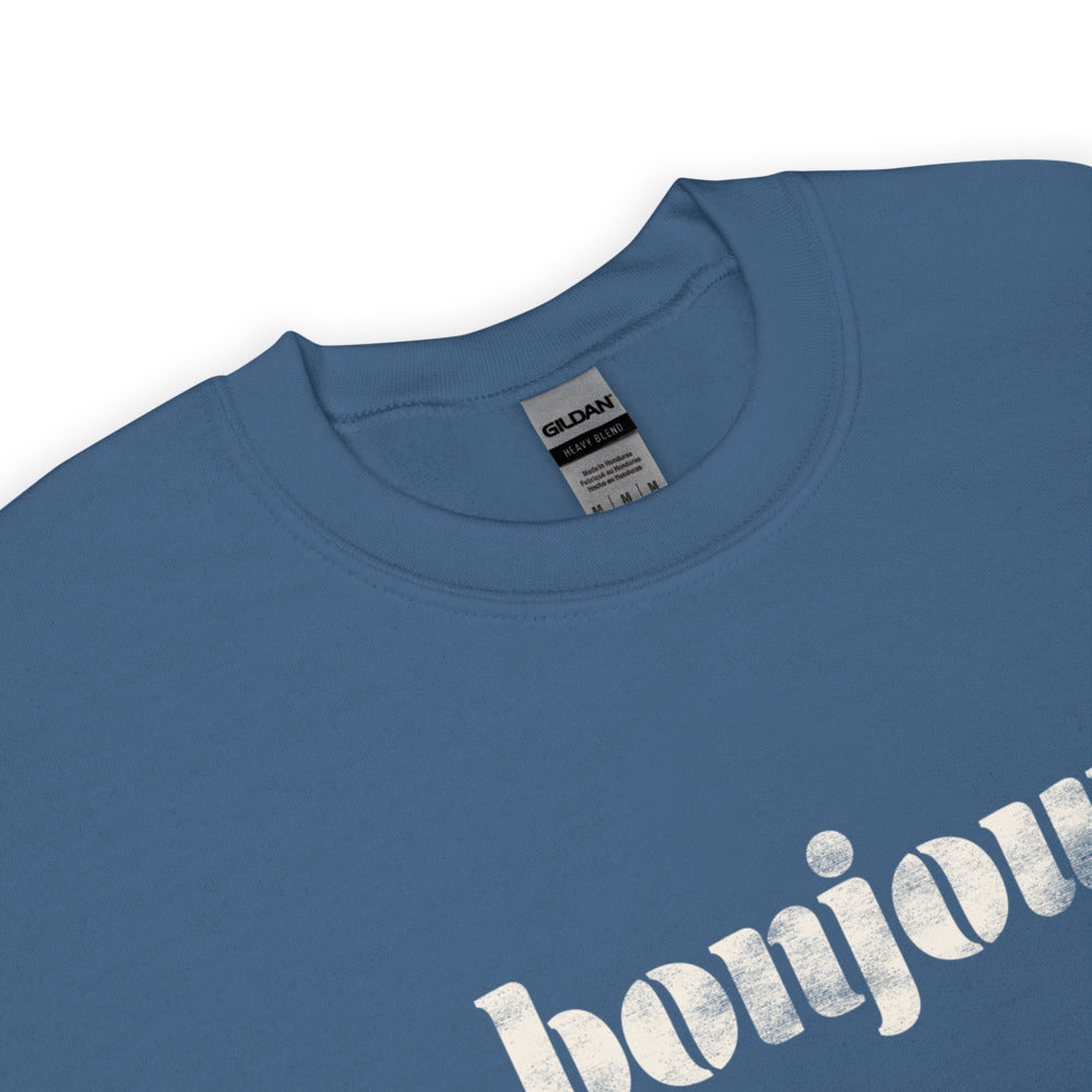 Bonjour Unisex Sweatshirt