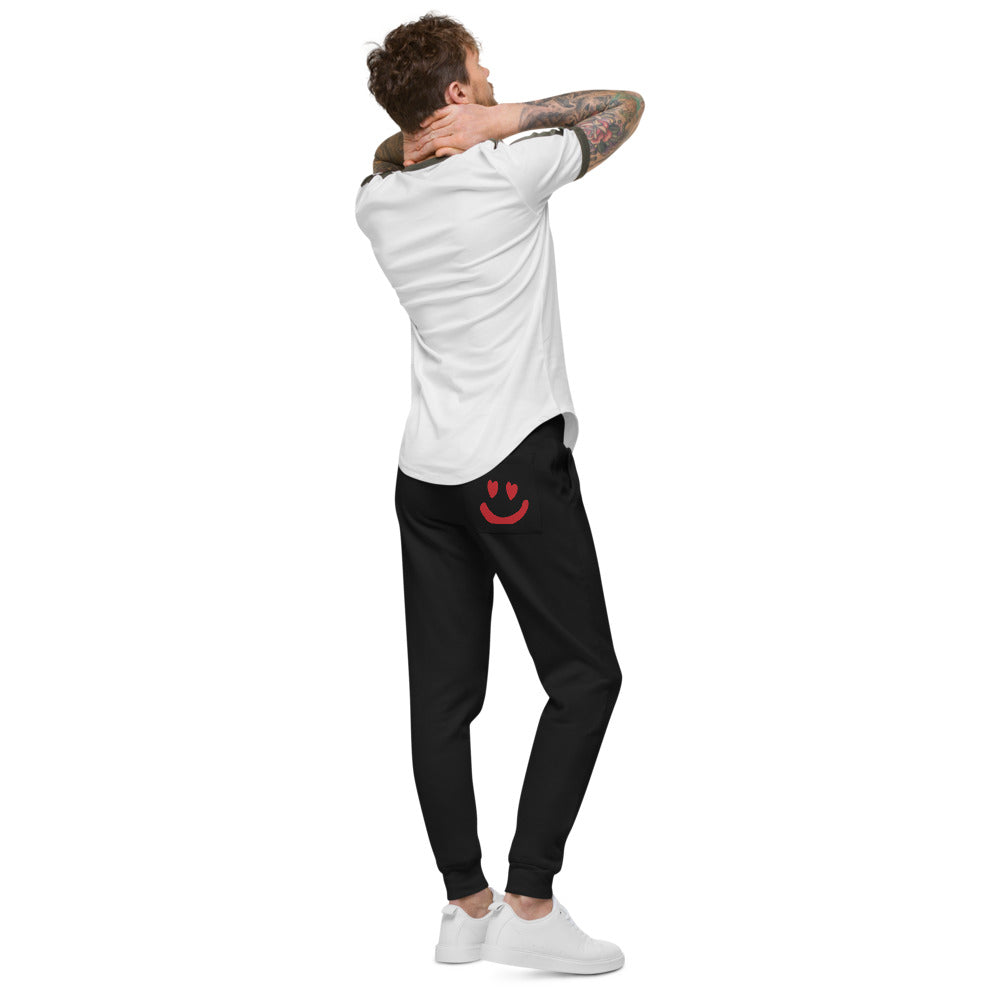 Heart Smile Unisex Fleece Jogger