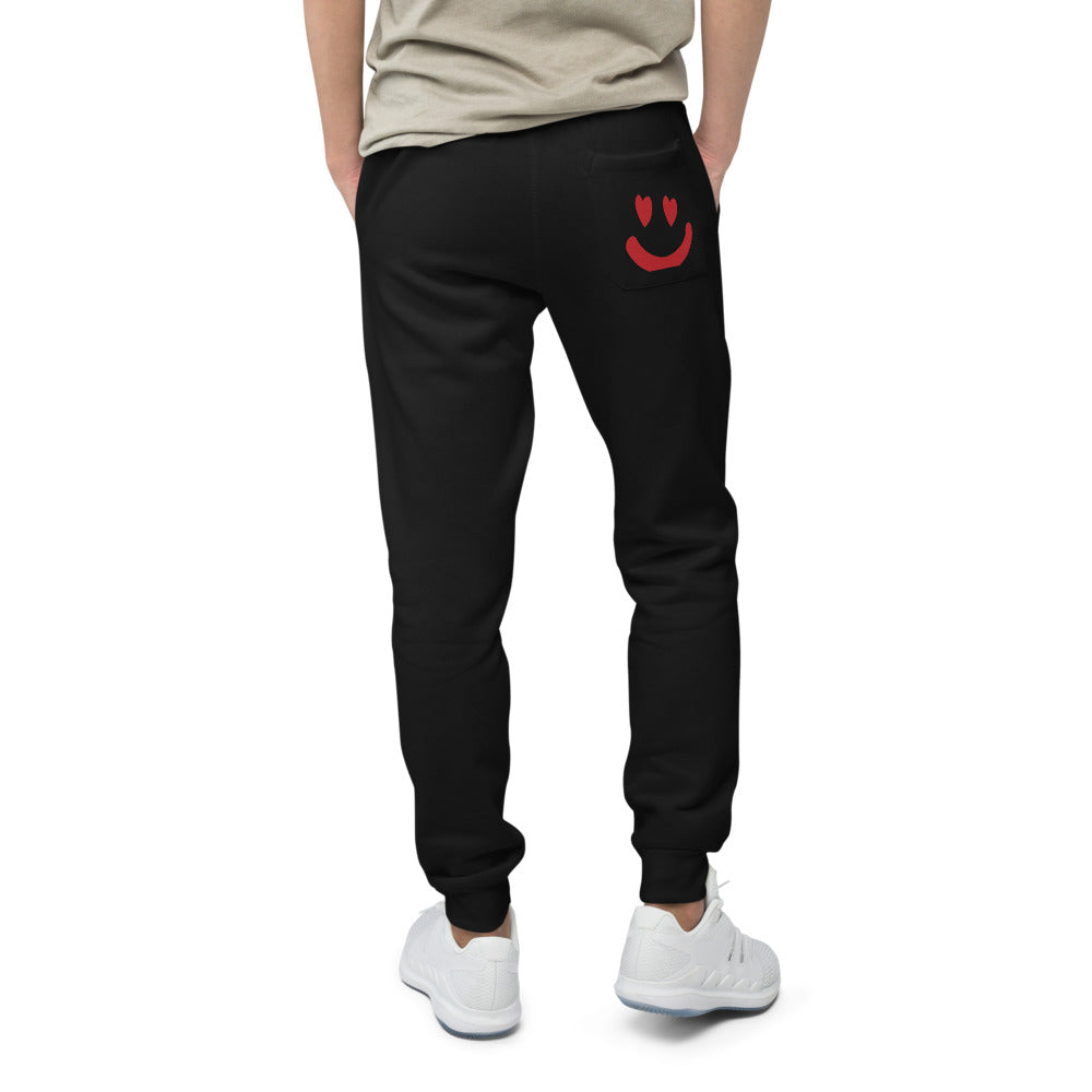 Heart Smile Unisex Fleece Jogger