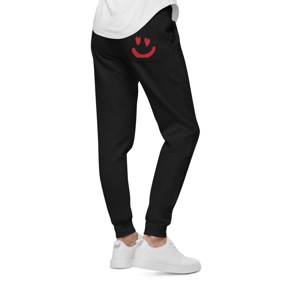 Heart Smile Unisex Fleece Jogger