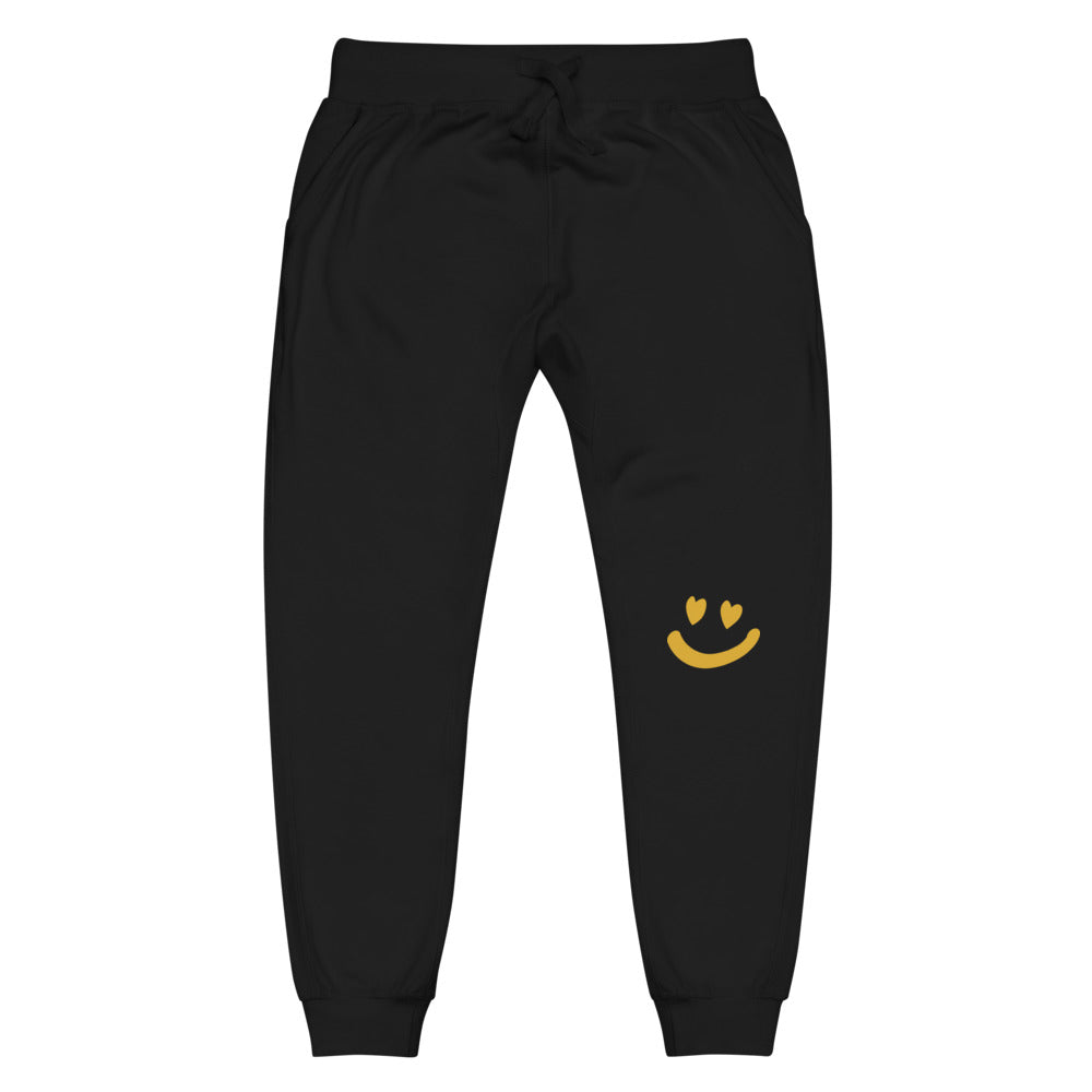 Heart Smile Unisex Fleece Jogger