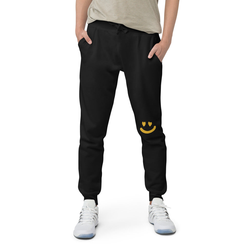 Heart Smile Unisex Fleece Jogger
