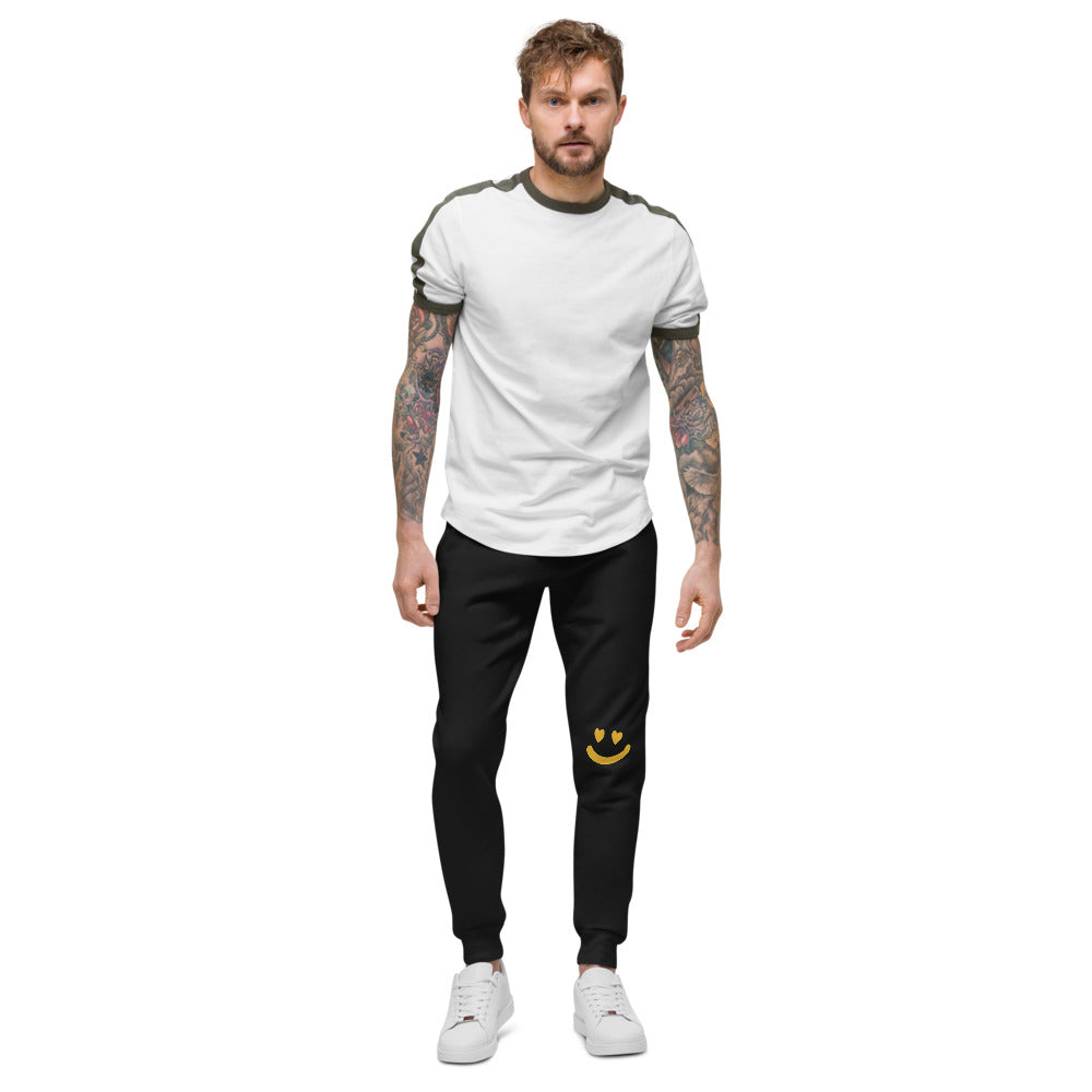 Heart Smile Unisex Fleece Jogger