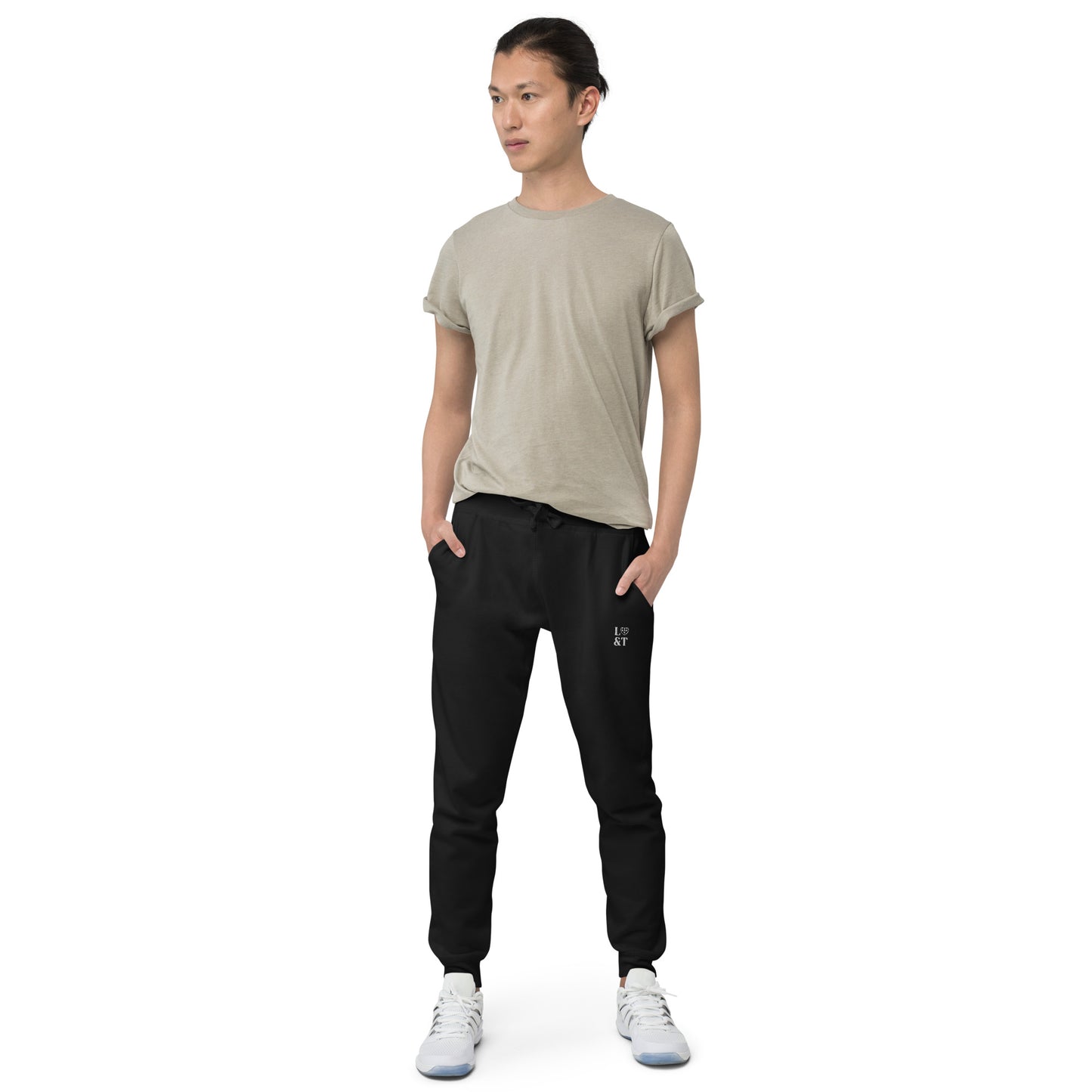 L&T Embroidered Unisex Fleece Jogger