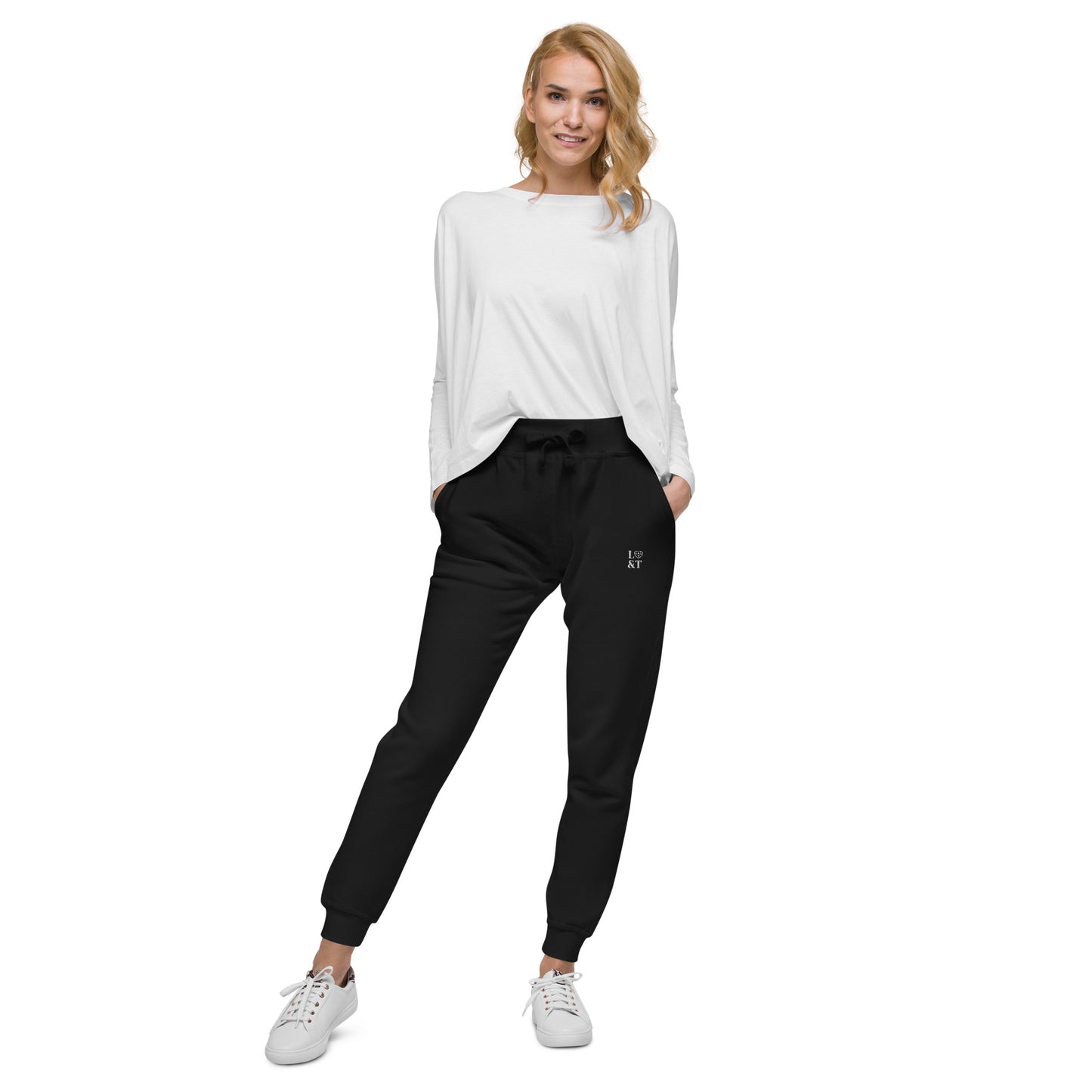 L&T Embroidered Unisex Fleece Jogger