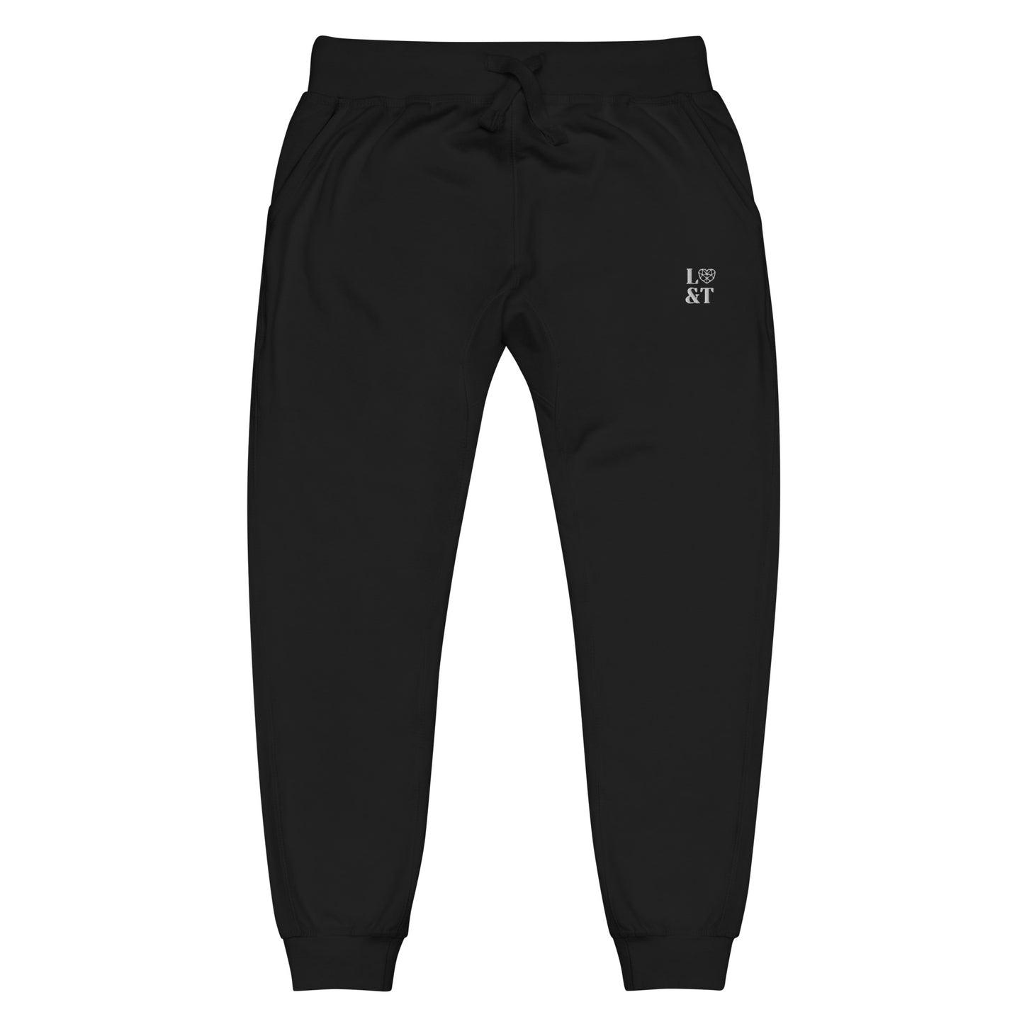 L&T Embroidered Unisex Fleece Jogger