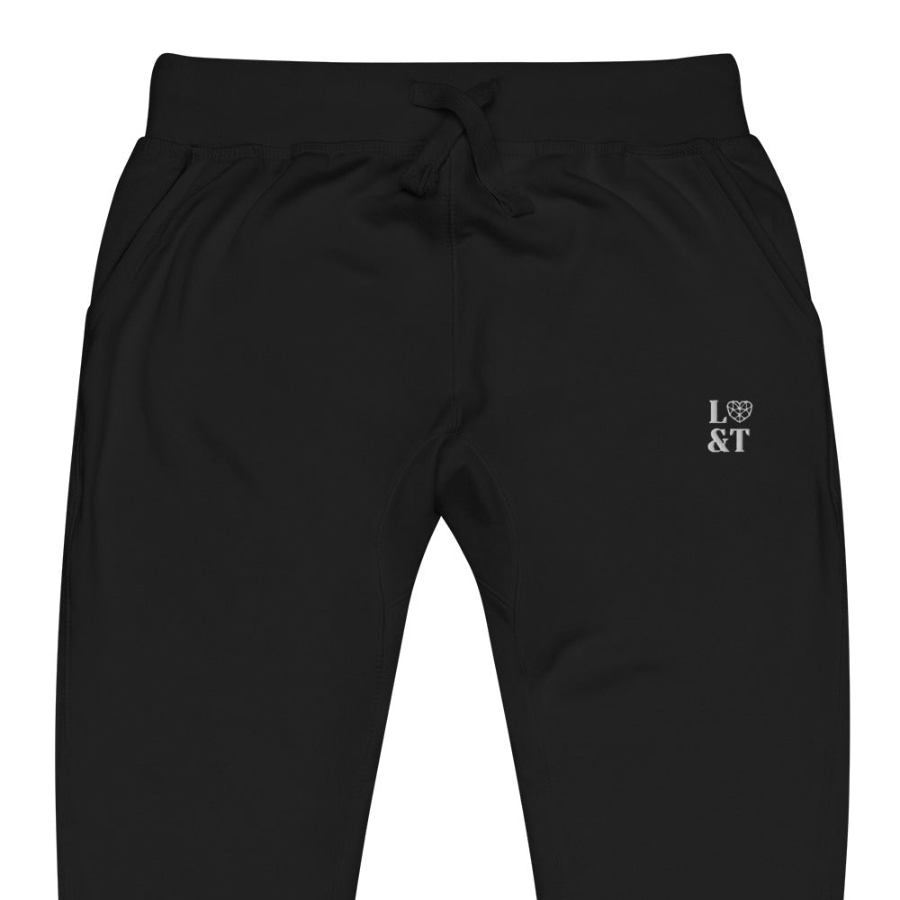 L&T Embroidered Unisex Fleece Jogger