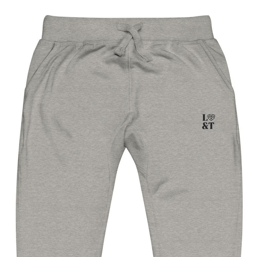 L&T Embroidered Unisex Fleece Jogger