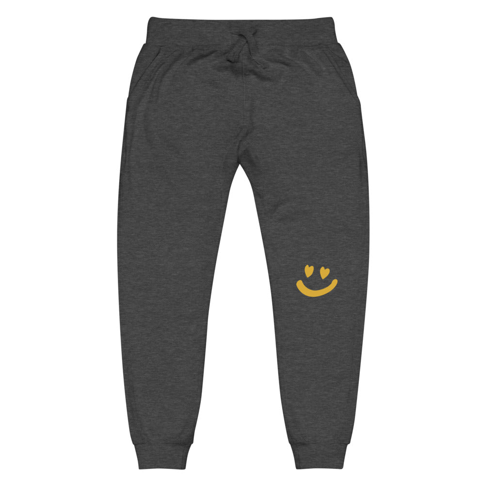 Heart Smile Unisex Fleece Jogger