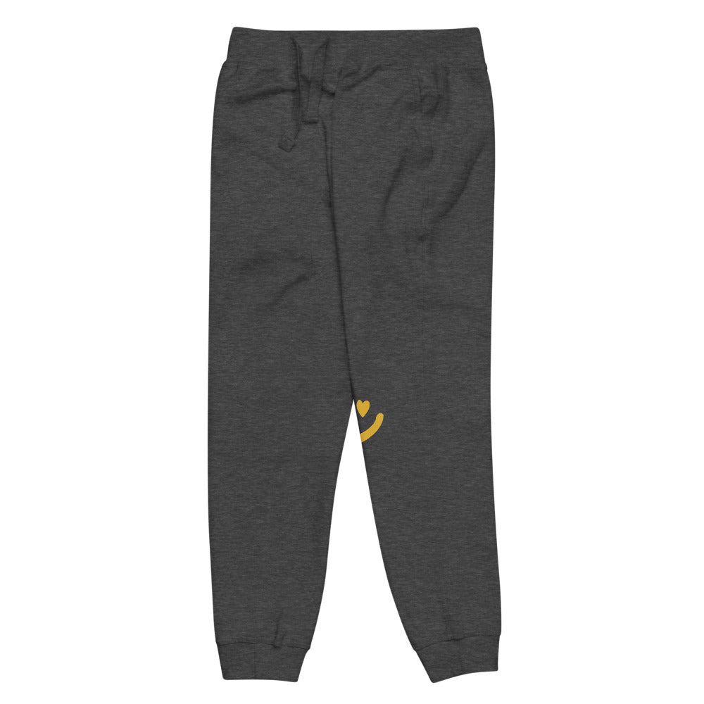 Heart Smile Unisex Fleece Jogger